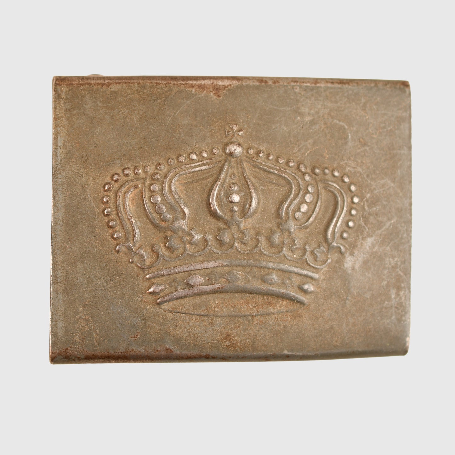 German WWI Hessian Enlisted Man’s Belt Buckle in Steel