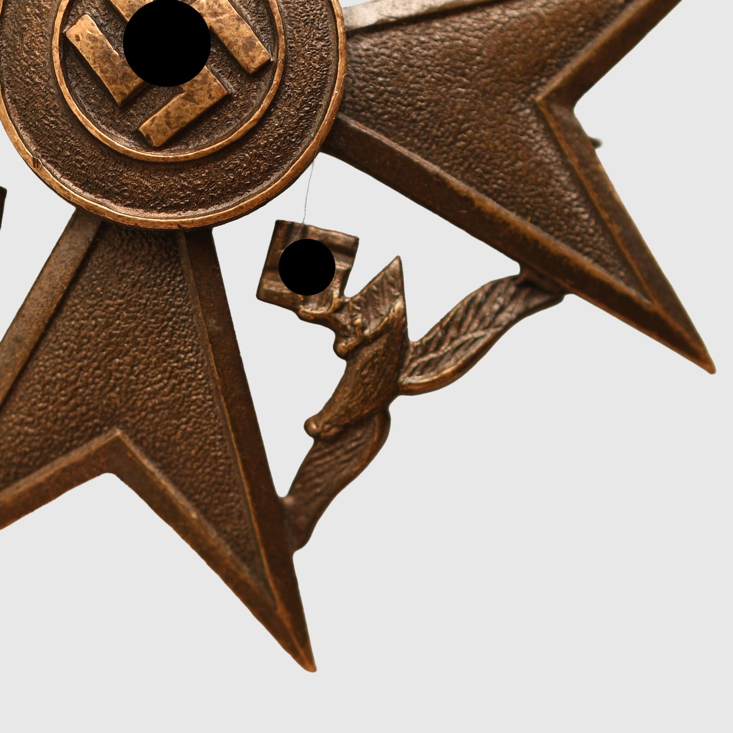 German WWII Spanish Cross in Bronze without Swords