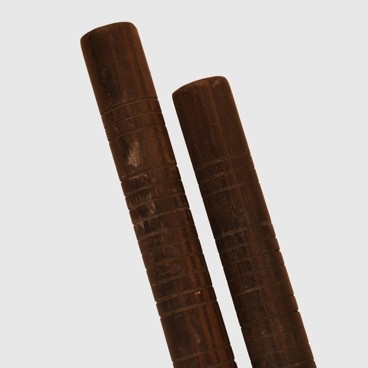 GERMAN WWII PAIR OF WOODEN DRUM STICKS FOR USE BY MILITARY BANDSMEN