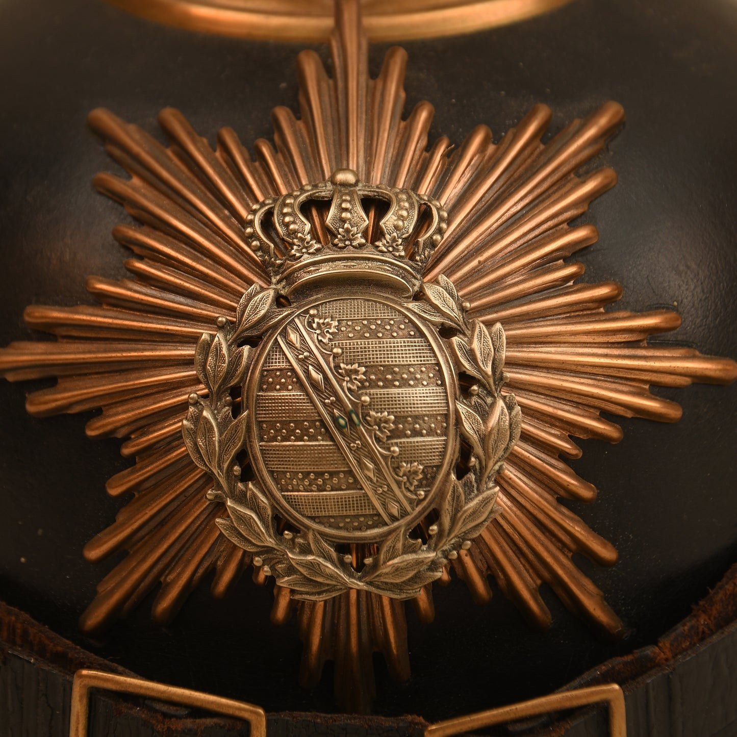 German WWI Saxon Infantry NCOs Pickelhaube