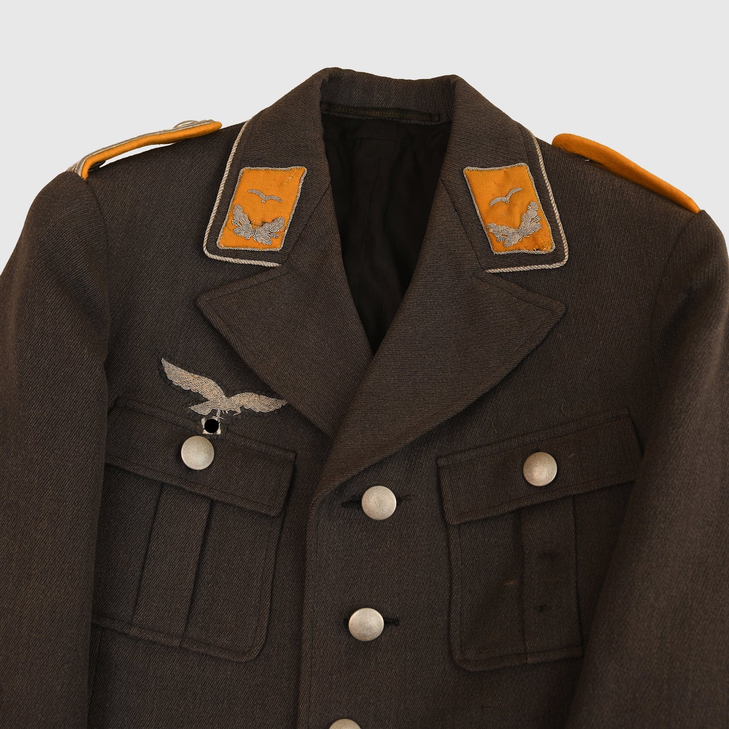 German WWII Luftwaffe Leutnant Four-Pocket Service Tunic