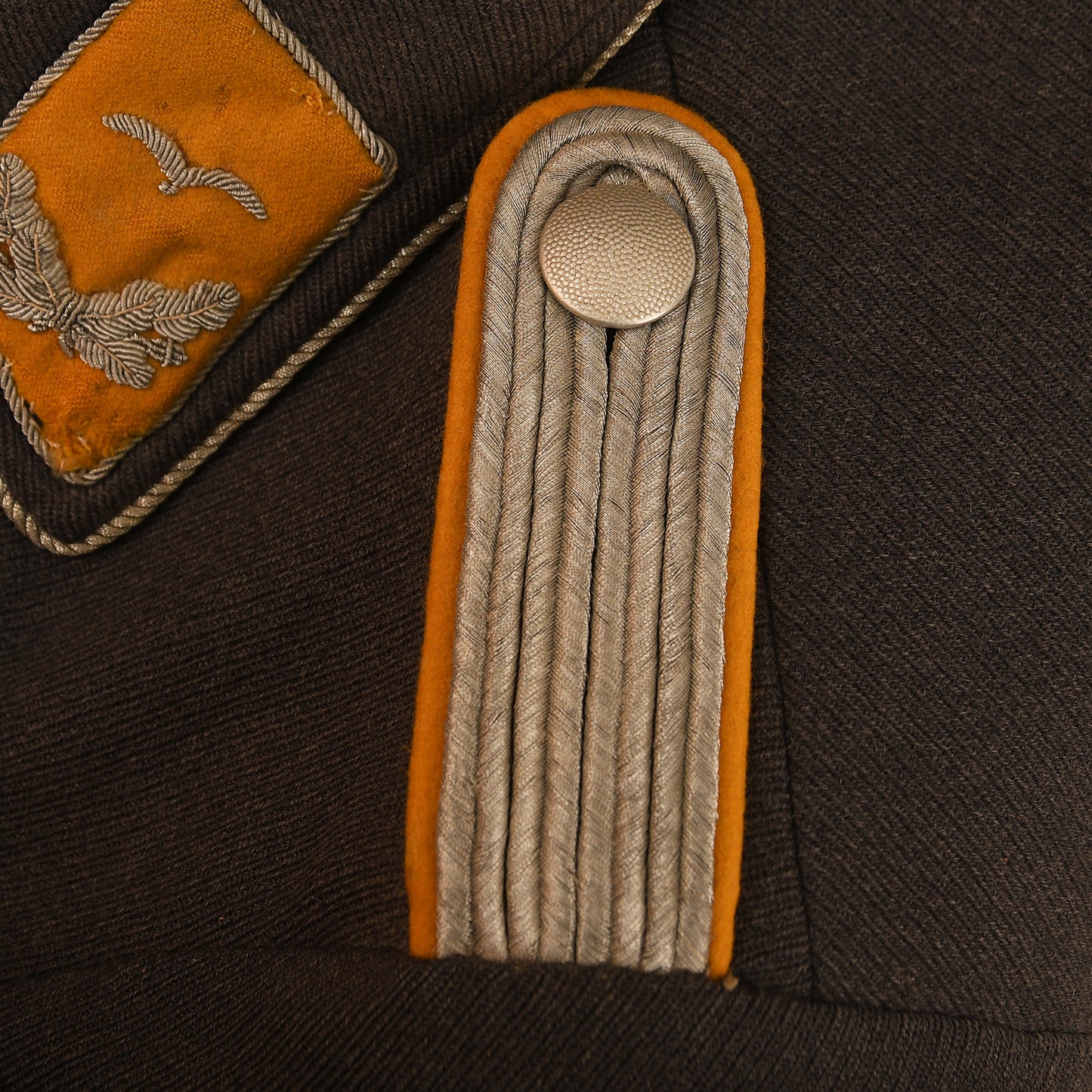 German WWII Luftwaffe Leutnant Four-Pocket Service Tunic