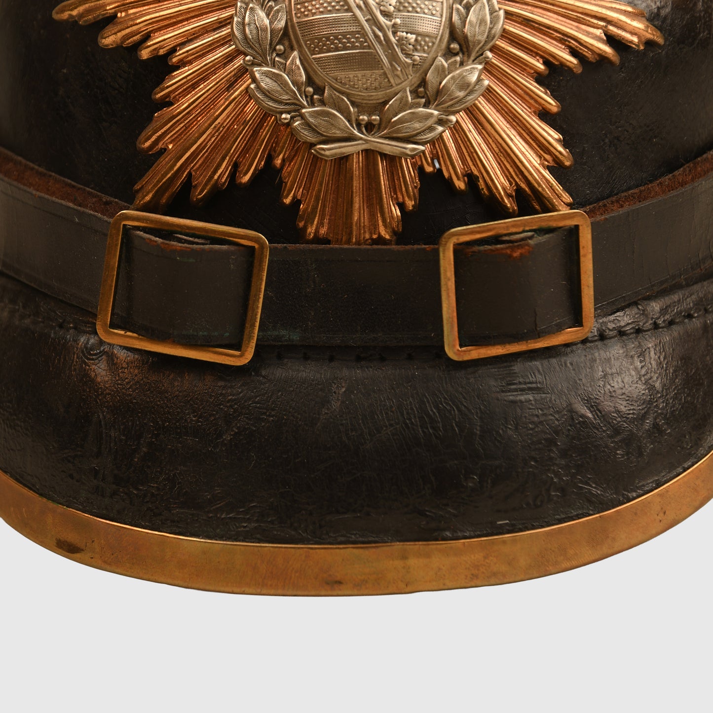 German WWI Saxon Enlisted Ranks Pickelhaube