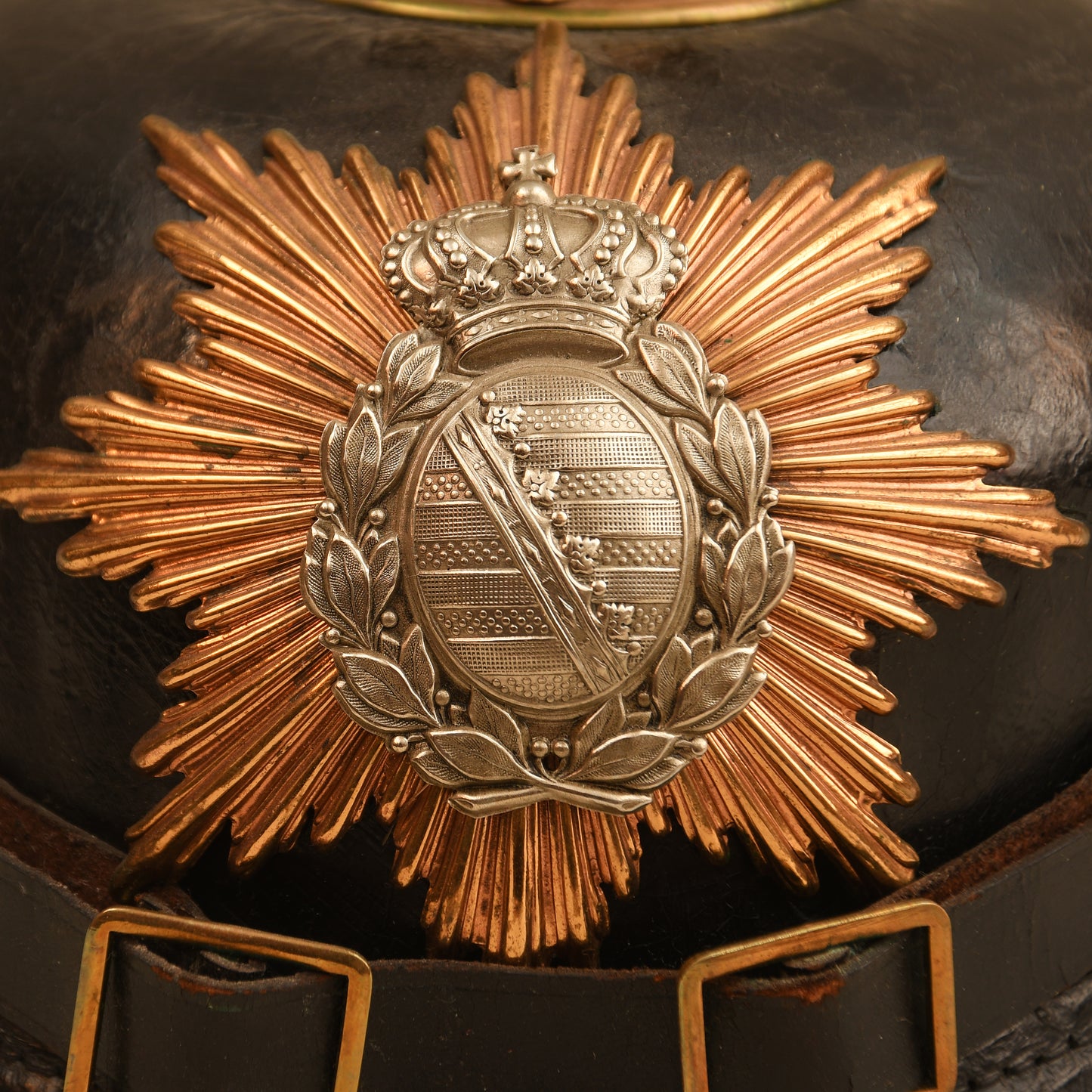 German WWI Saxon Enlisted Ranks Pickelhaube