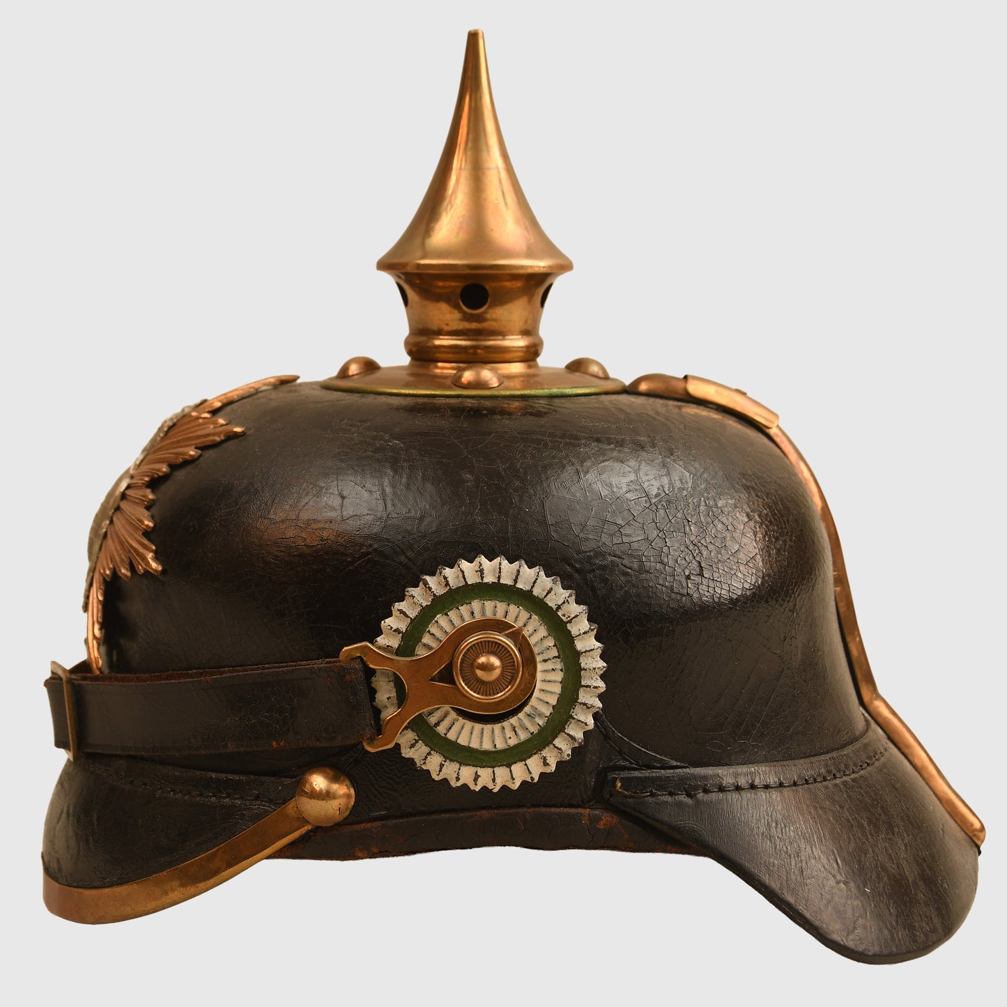 German WWI Saxon Enlisted Ranks Pickelhaube