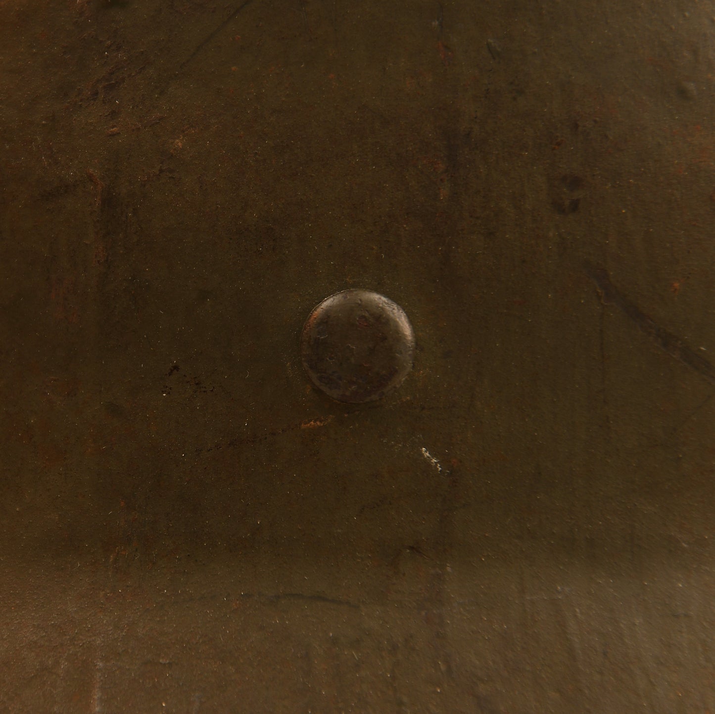 German WWI M17 Helmet with Remains of Post Home Label