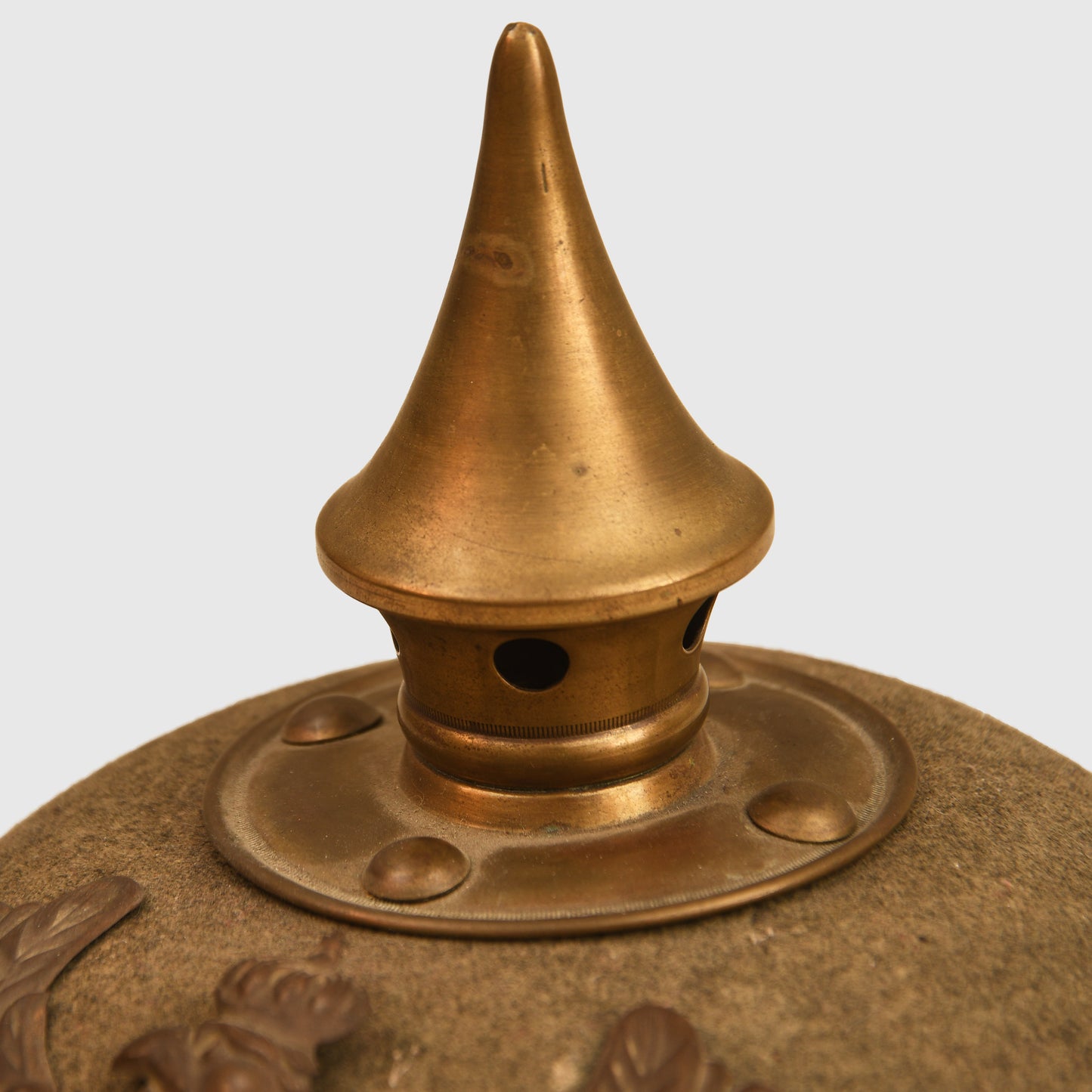German WWI Prussian Felt Ersatz Pickelhaube