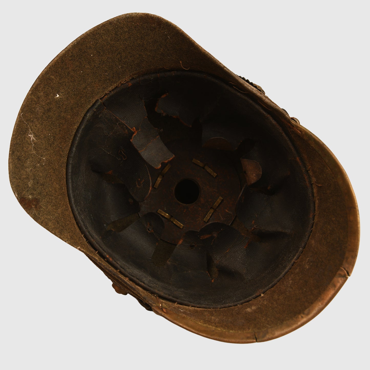 German WWI Prussian Felt Ersatz Pickelhaube