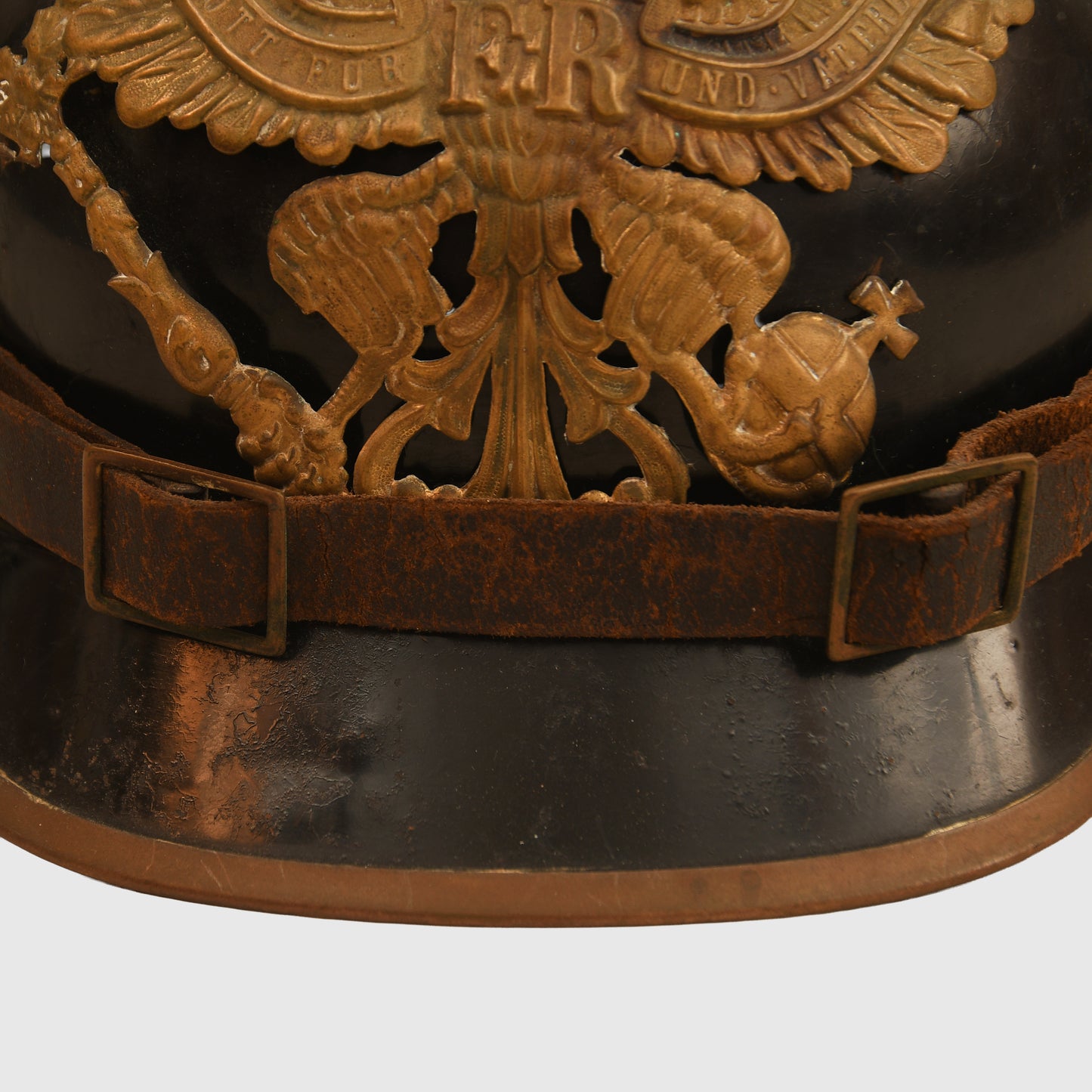 German WWI Prussian Ersatz Tin Pickelhaube