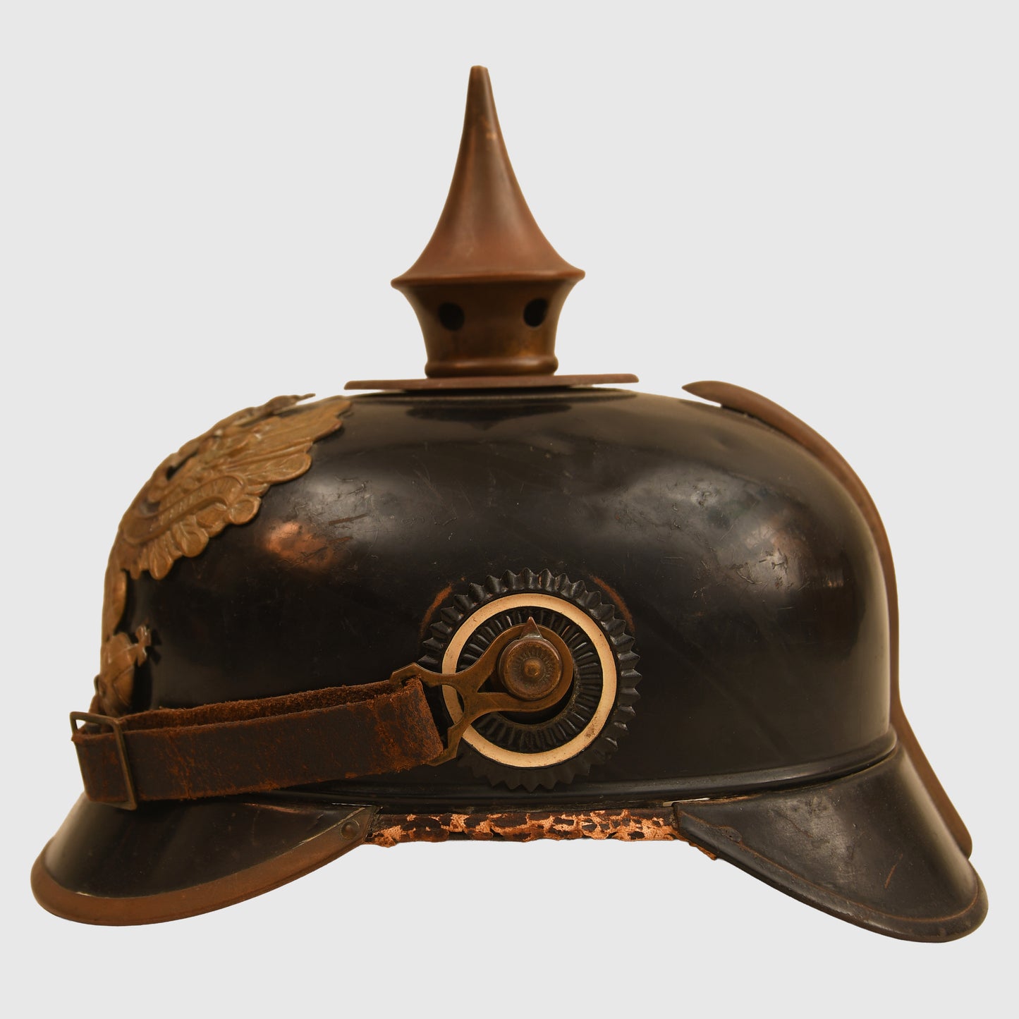 German WWI Prussian Ersatz Tin Pickelhaube