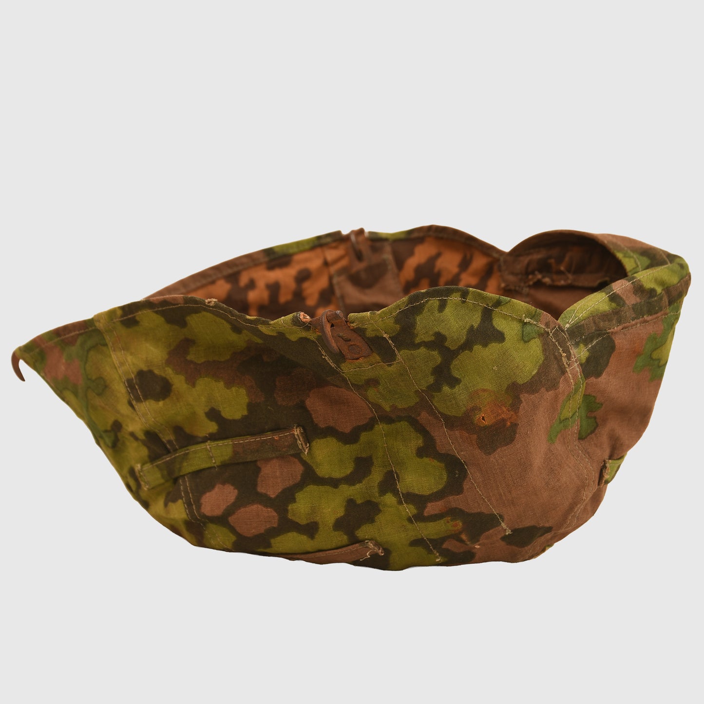 German WWII Waffen-SS Oakleaf Helmet Cover