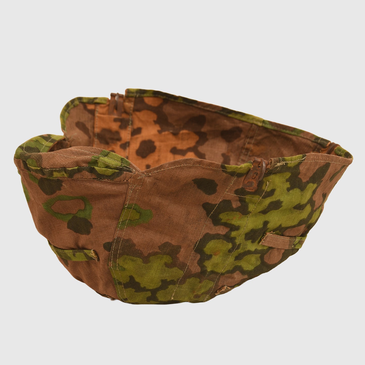 German WWII Waffen-SS Oakleaf Helmet Cover