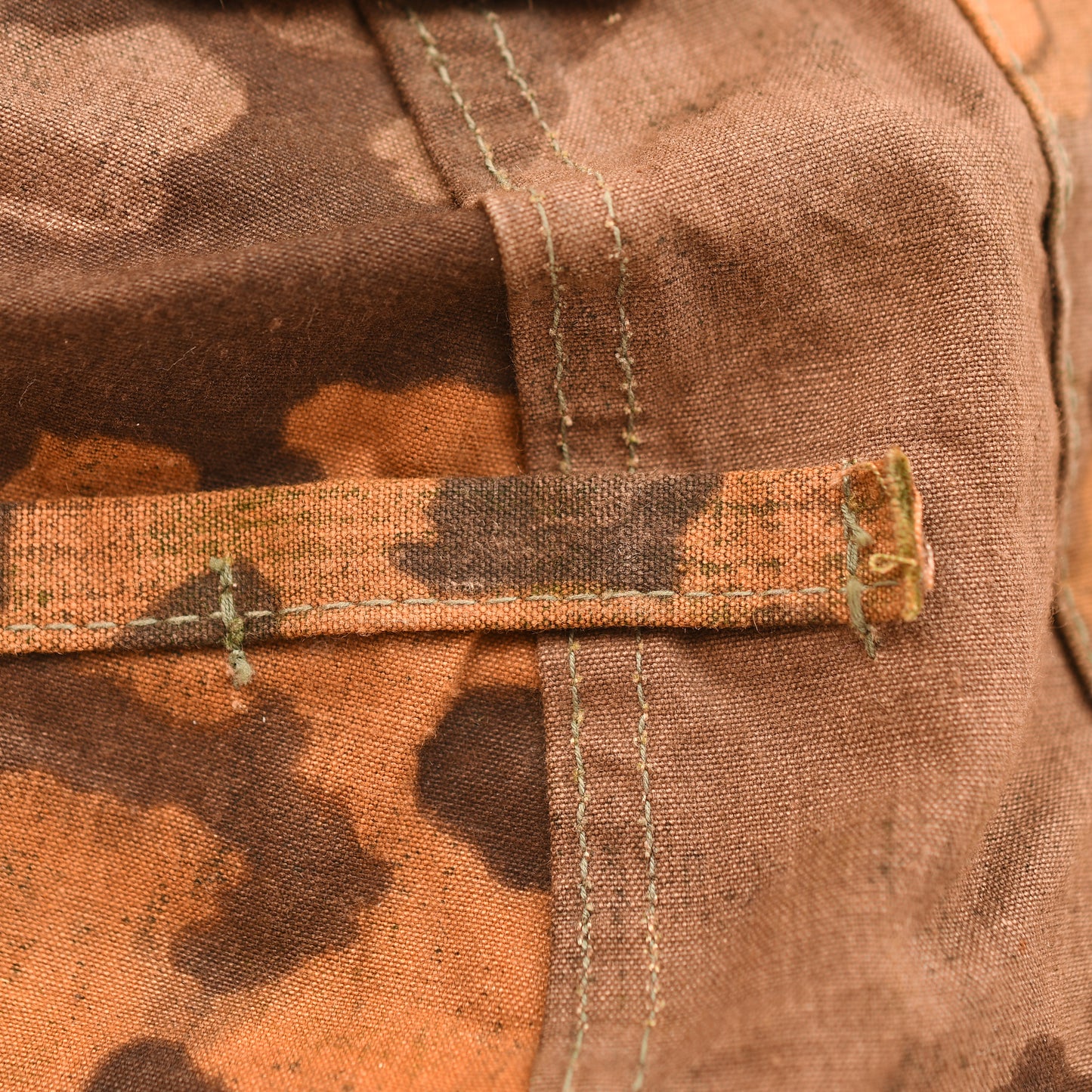 German WWII Waffen-SS Oakleaf Helmet Cover