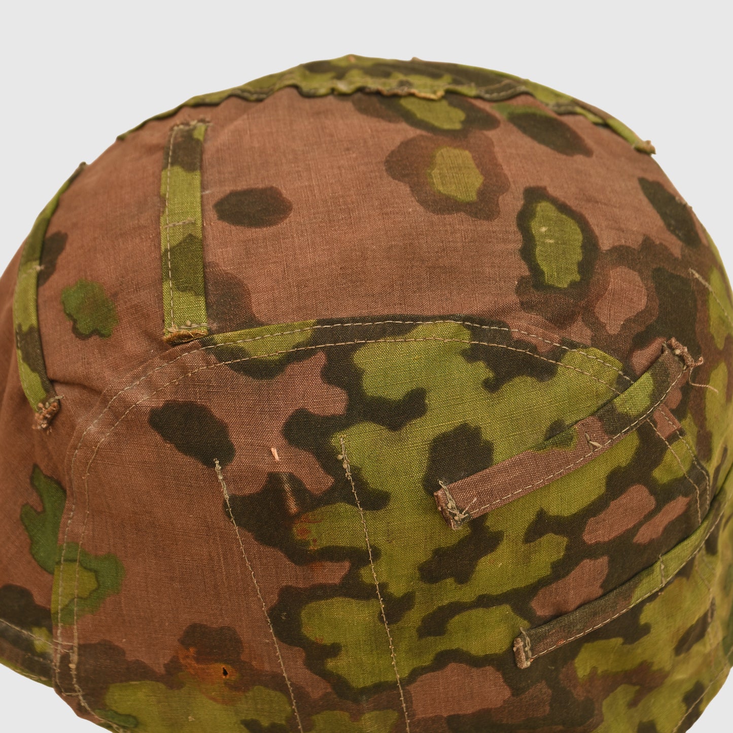 German WWII Waffen-SS Oakleaf Helmet Cover