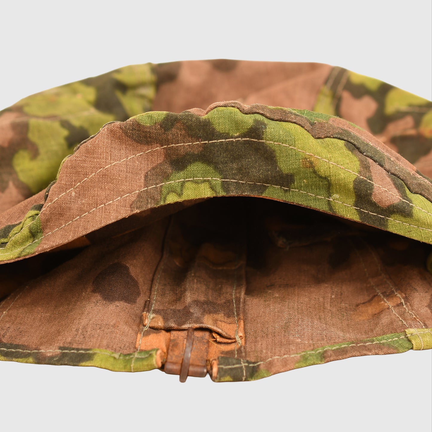 German WWII Waffen-SS Oakleaf Helmet Cover