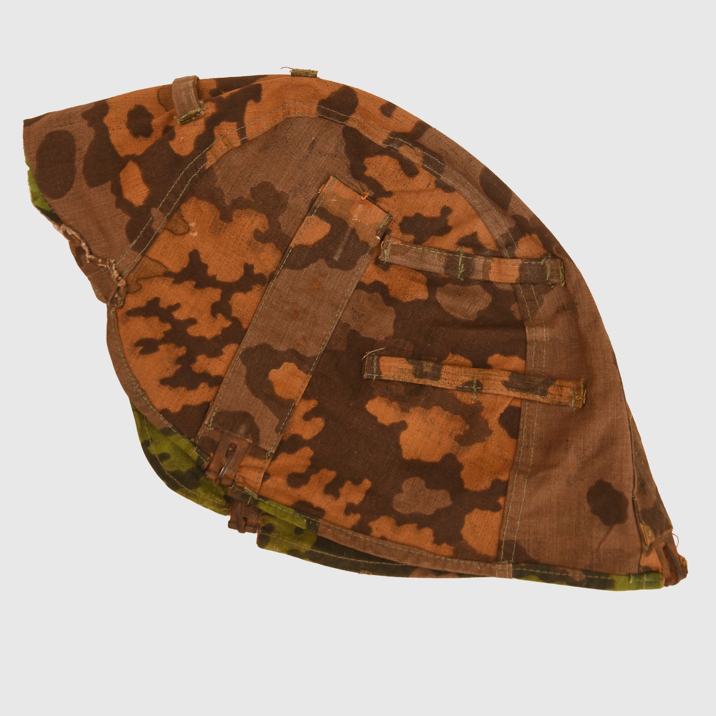 German WWII Waffen-SS Oakleaf Helmet Cover