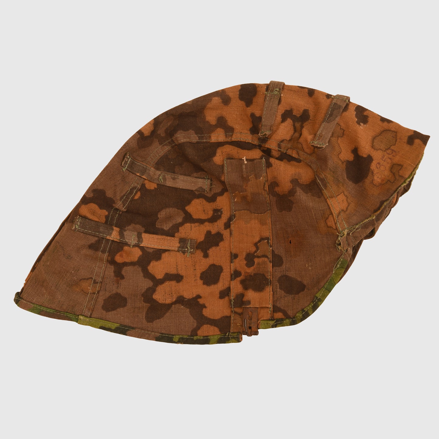 German WWII Waffen-SS Oakleaf Helmet Cover