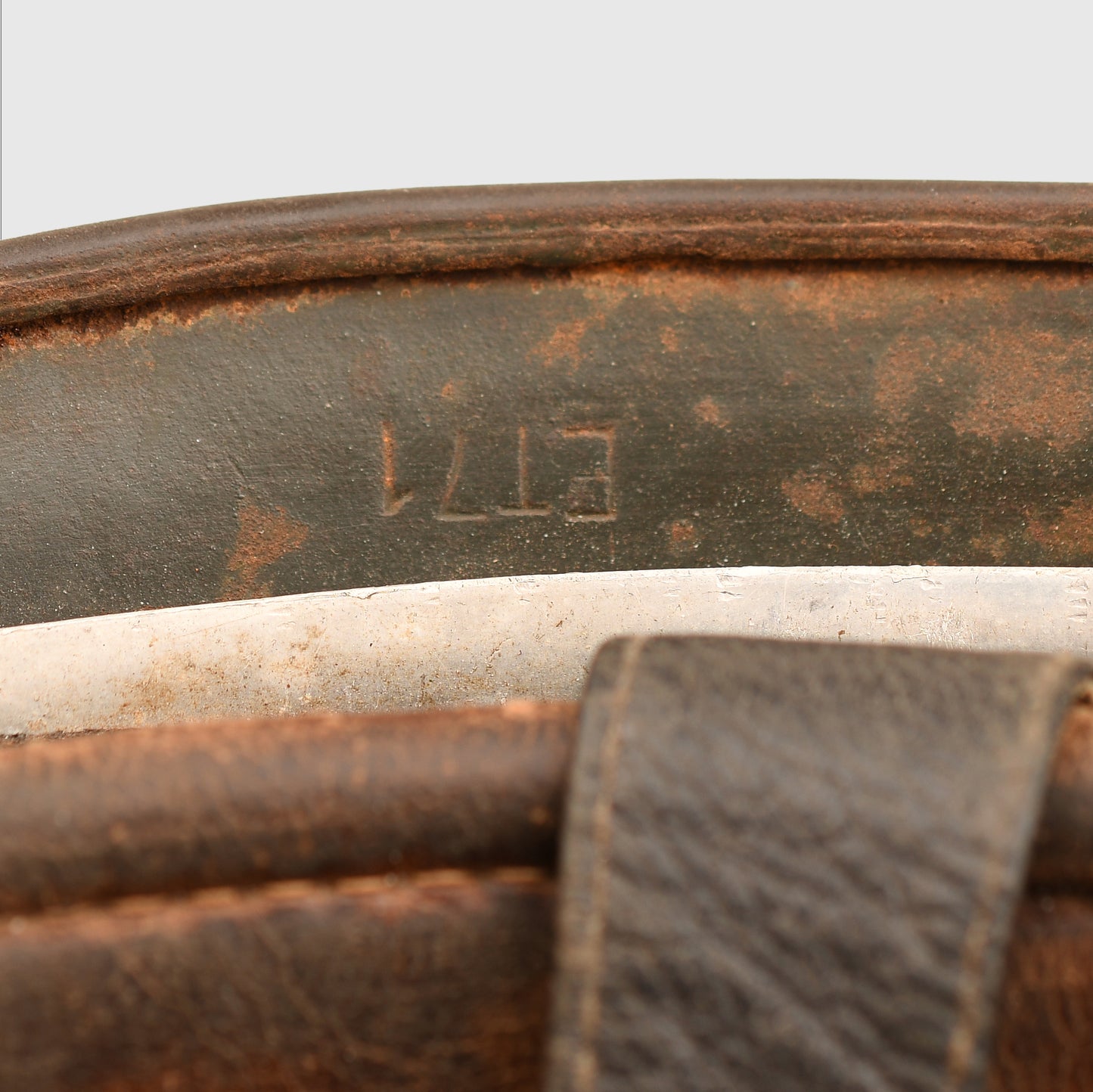 German WWII Luftwaffe Single Decal Camouflage Paratrooper Helmet