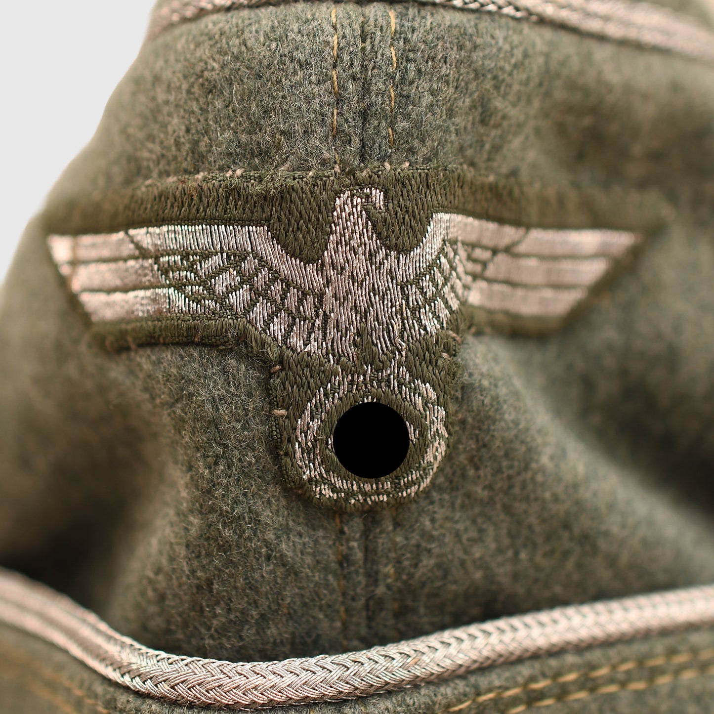 German WWII Panzer Officers Overseas Cap