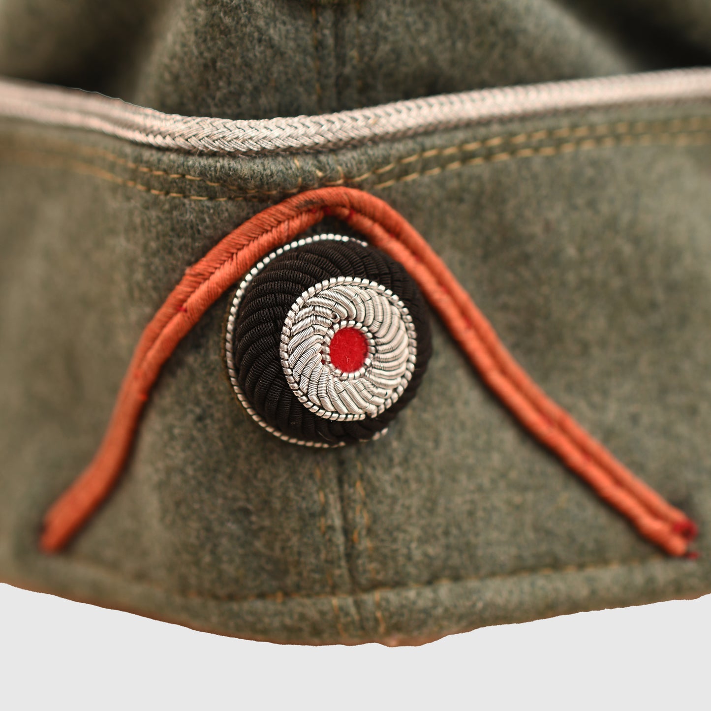 German WWII Panzer Officers Overseas Cap