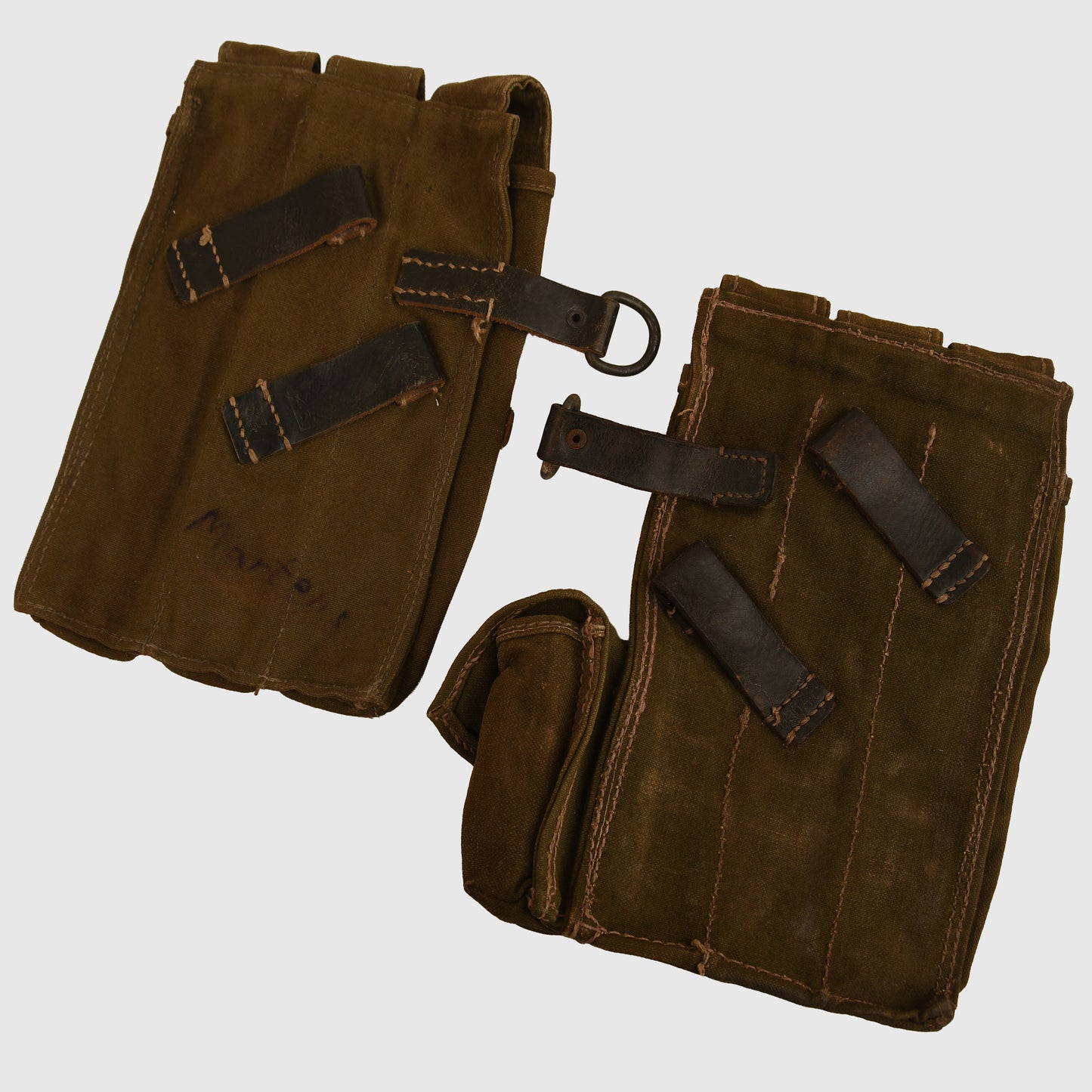 German WWII MP40 Magazine Pouches