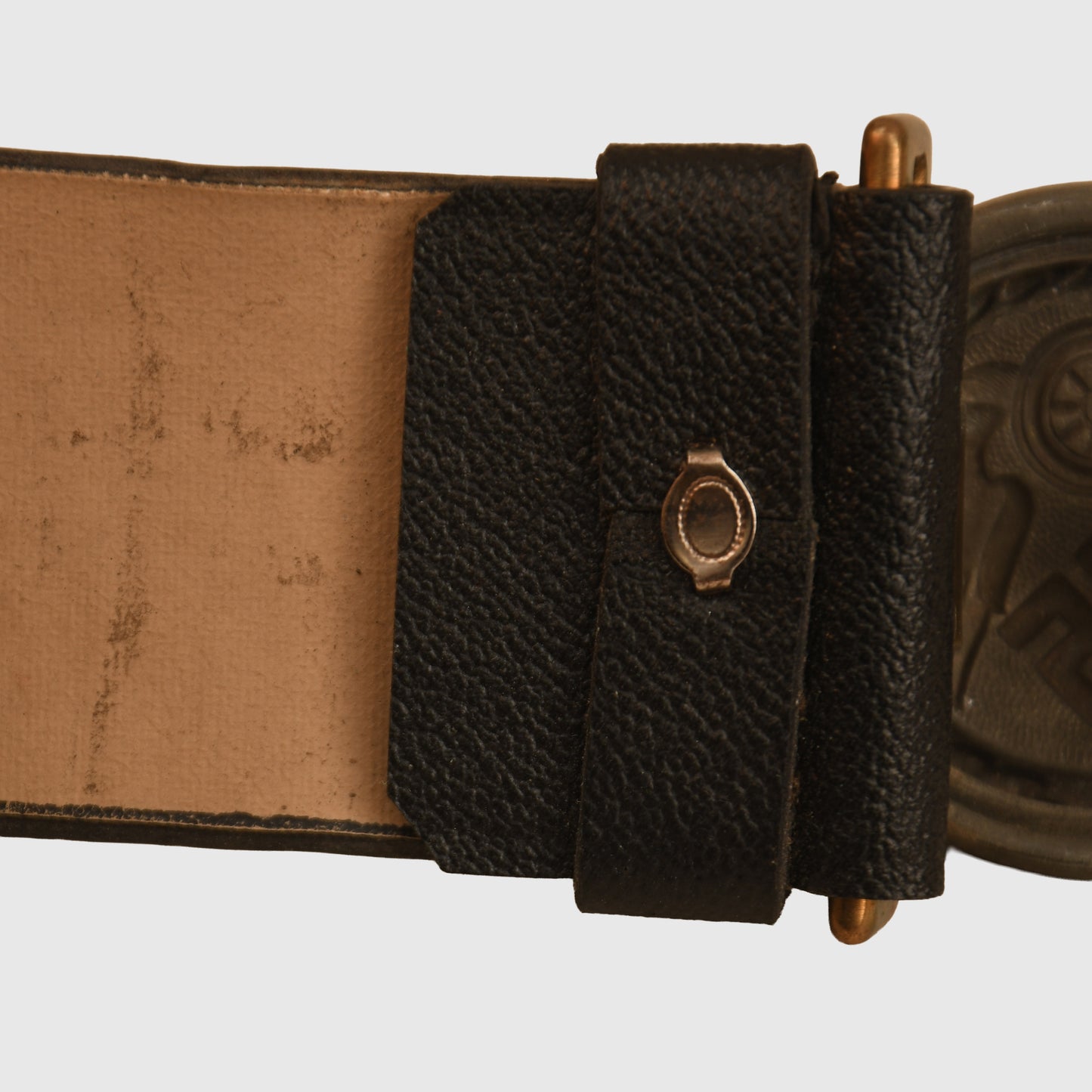 German WWII Bahnschutz Railway Officials Belt and Buckle