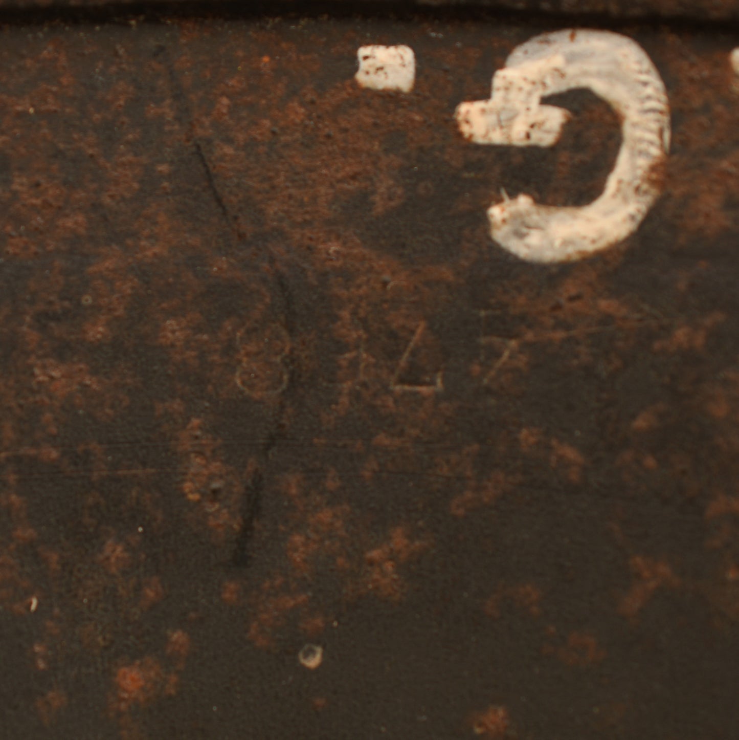 German WWII M35 Army Single Decal Combat Helmet, Named