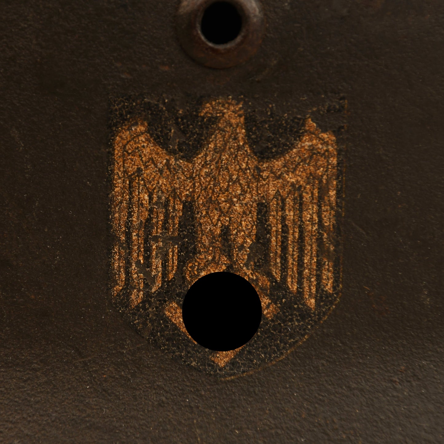 German WWII Army M35 Single Decal Combat Helmet