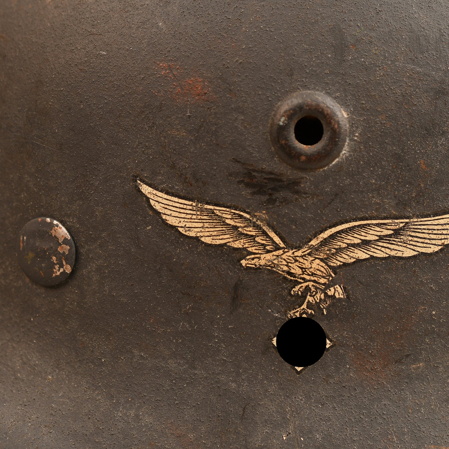 German WWII Luftwaffe Single Decal Combat Helmet