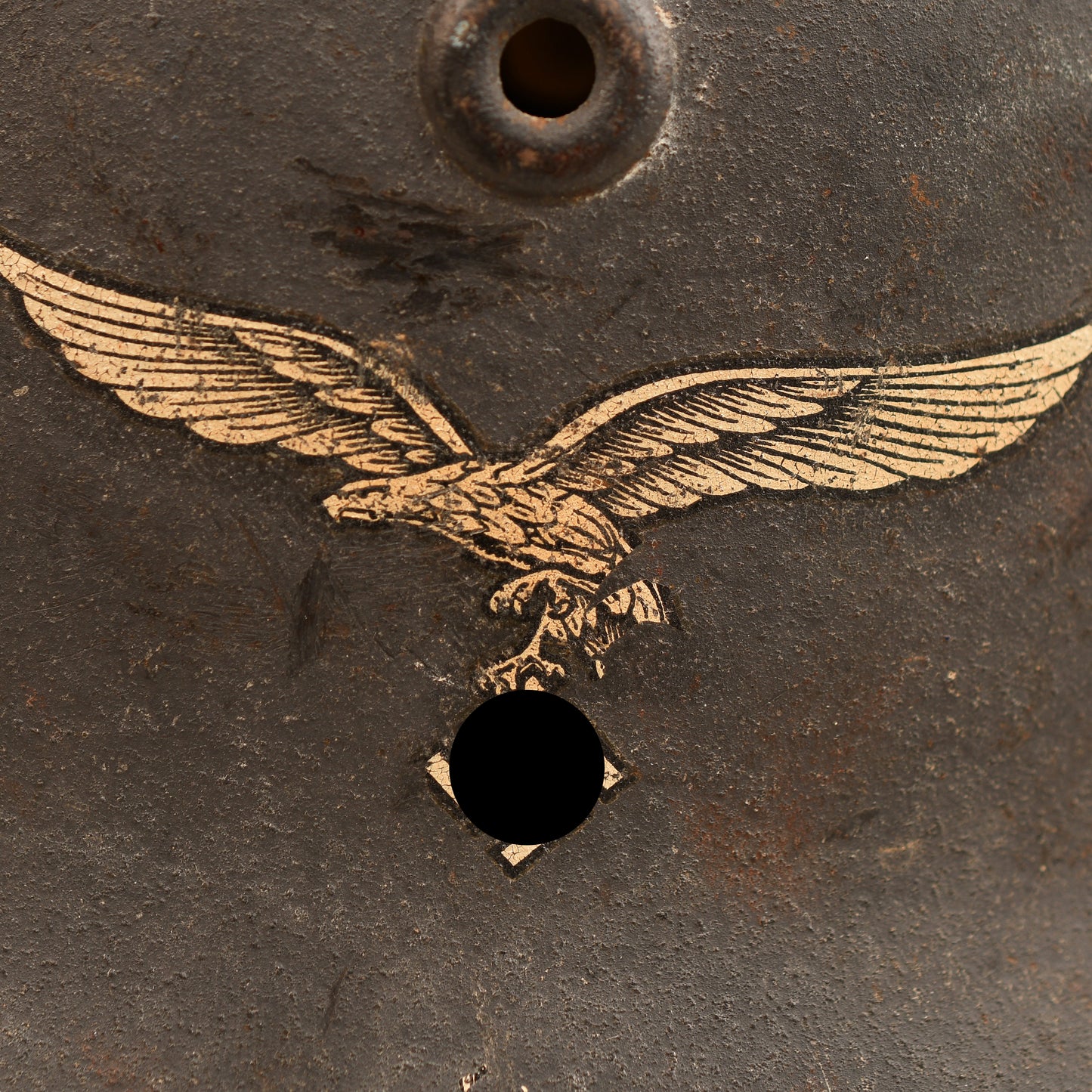 German WWII Luftwaffe Single Decal Combat Helmet