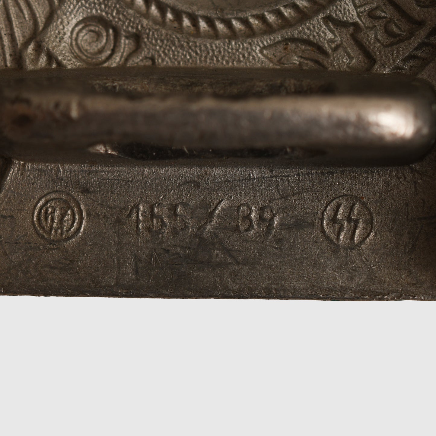 GERMAN WWII WAFFEN SS ALUMINIUM BUCKLE