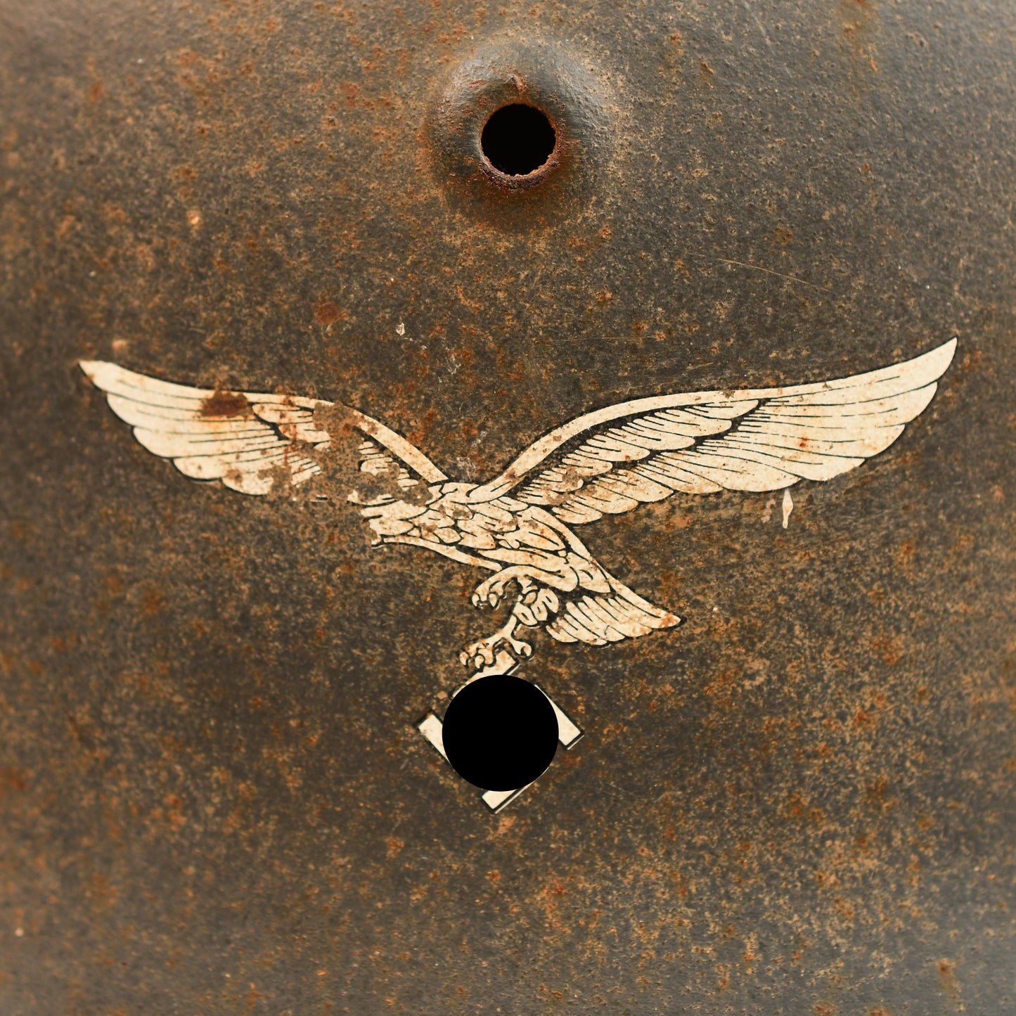 German WWII Luftwaffe M42 Single Decal Combat Helmet