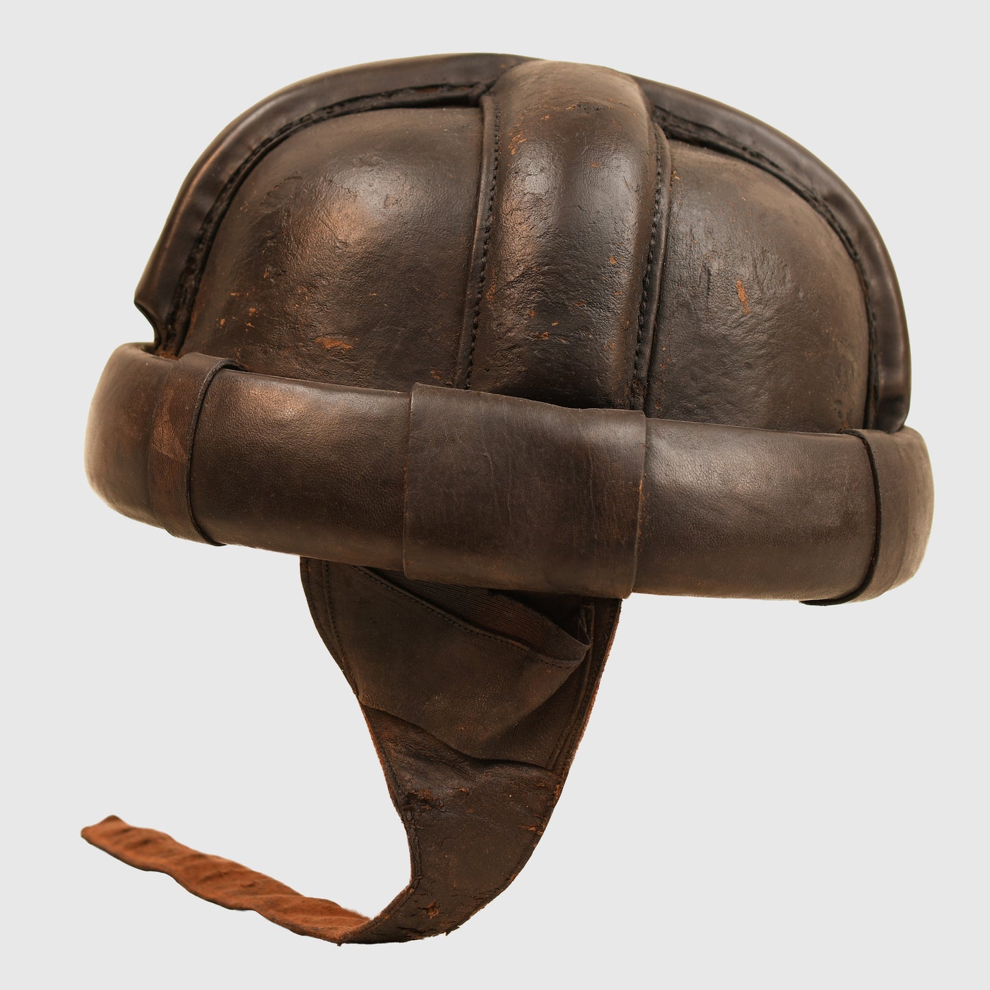Italian WWI Aviators Leather Flying Helmet