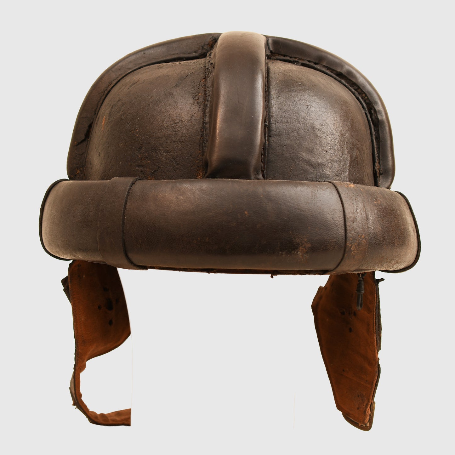 Italian WWI Aviators Leather Flying Helmet