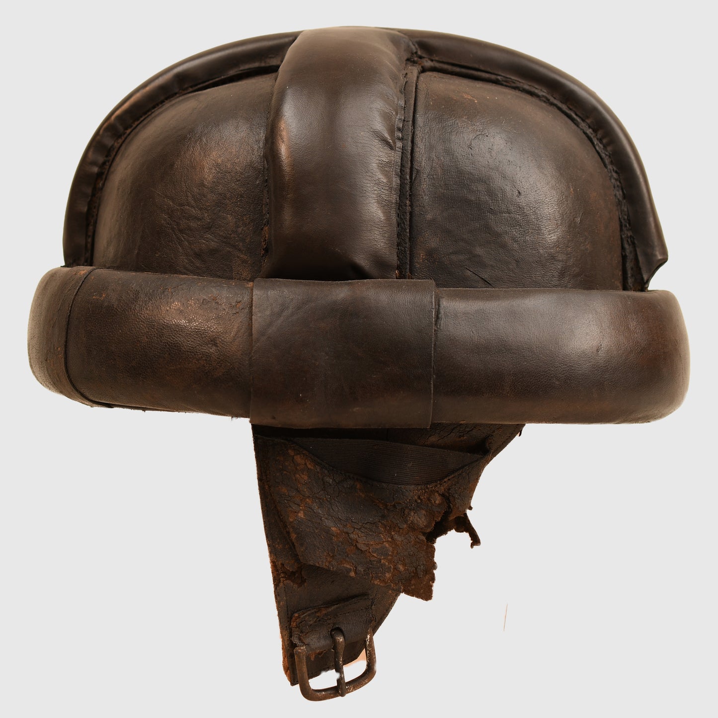 Italian WWI Aviators Leather Flying Helmet