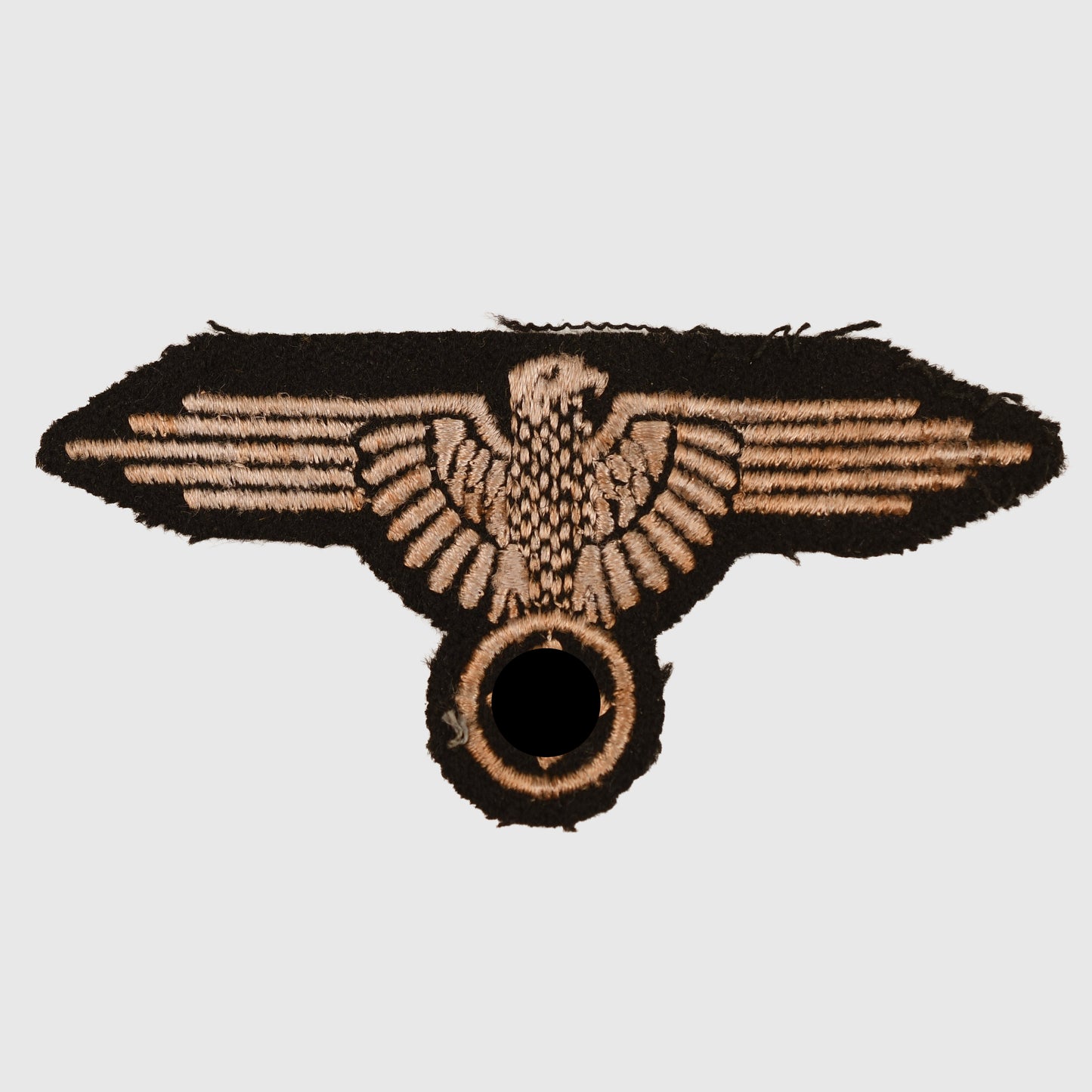 German WWII Waffen SS Machine Embroidered Arm Eagle