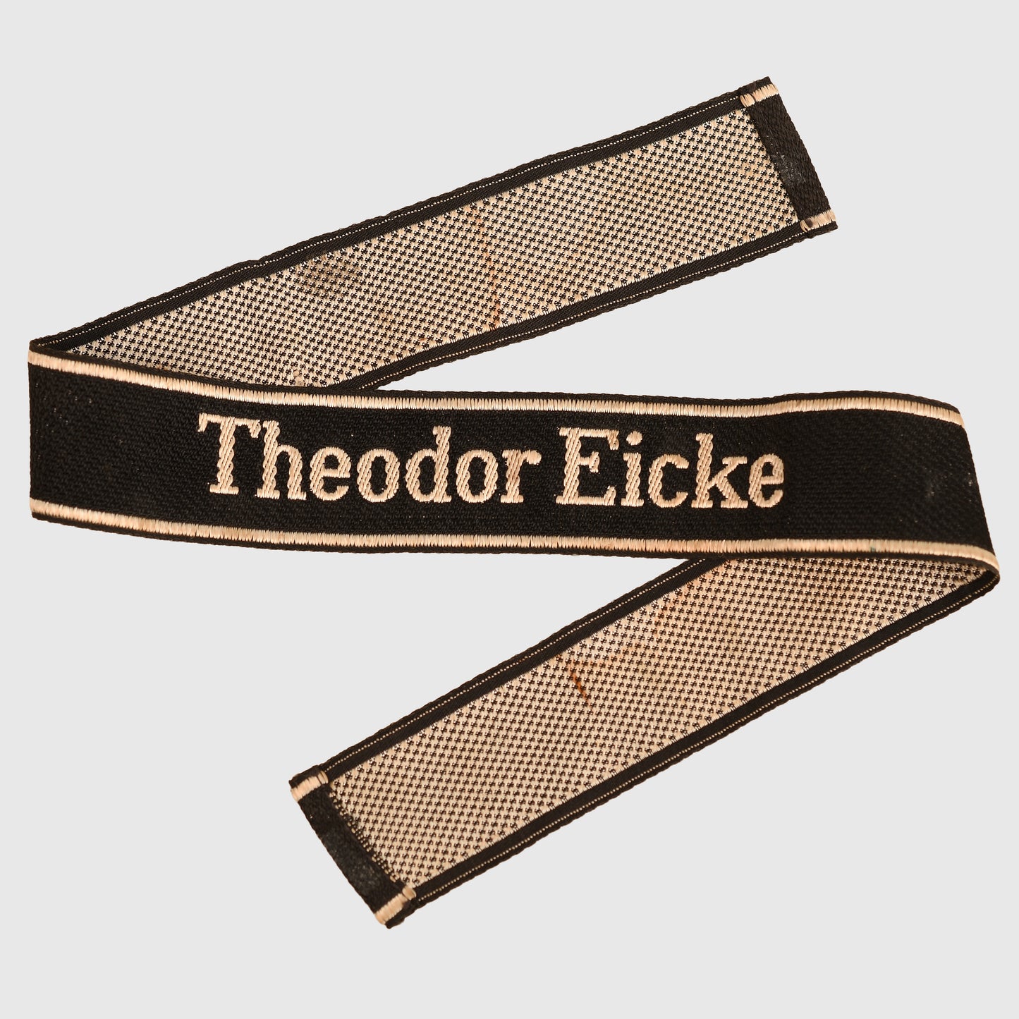 German WWII Theodor Eicke SS Enlisted Ranks Cuff Title