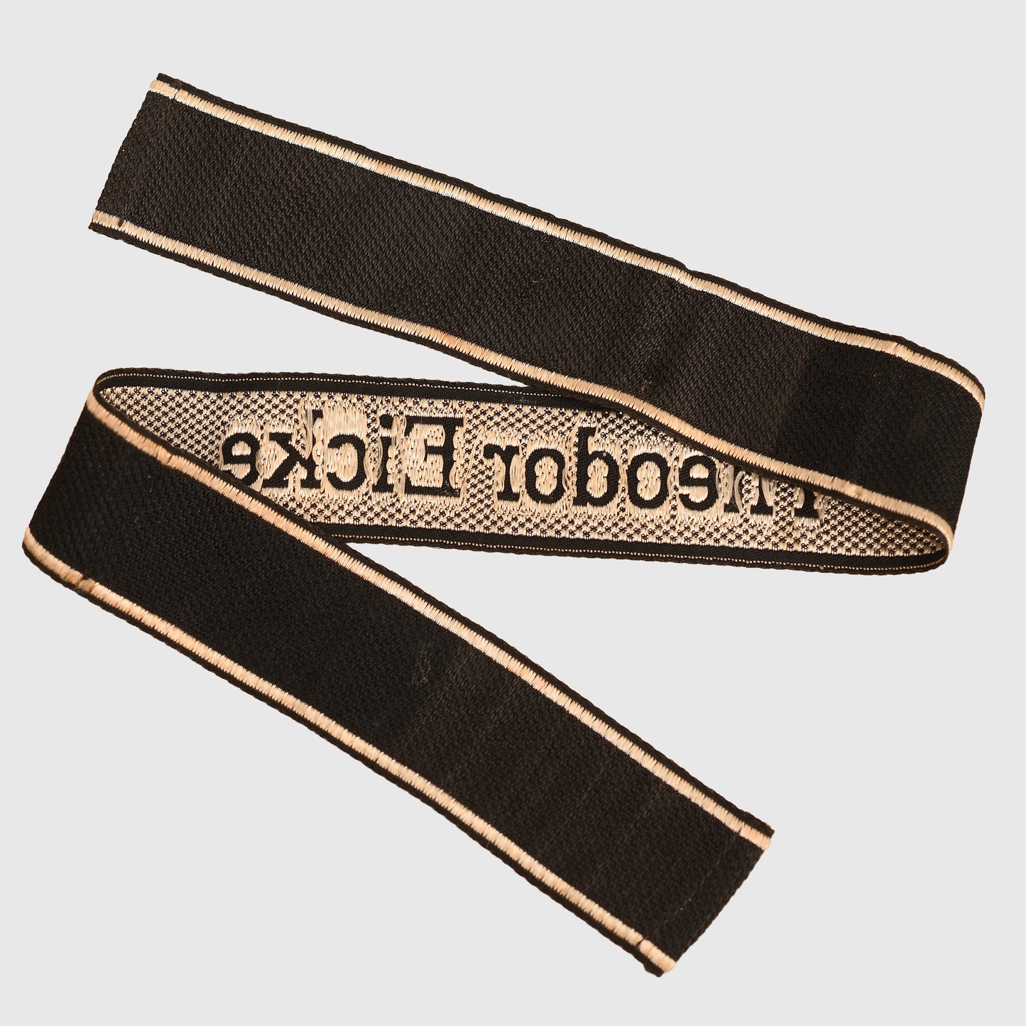 German WWII Theodor Eicke SS Enlisted Ranks Cuff Title