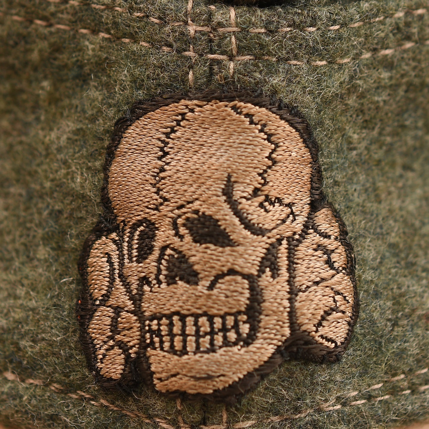 German WWII Waffen SS Enlisted Ranks Overseas Cap