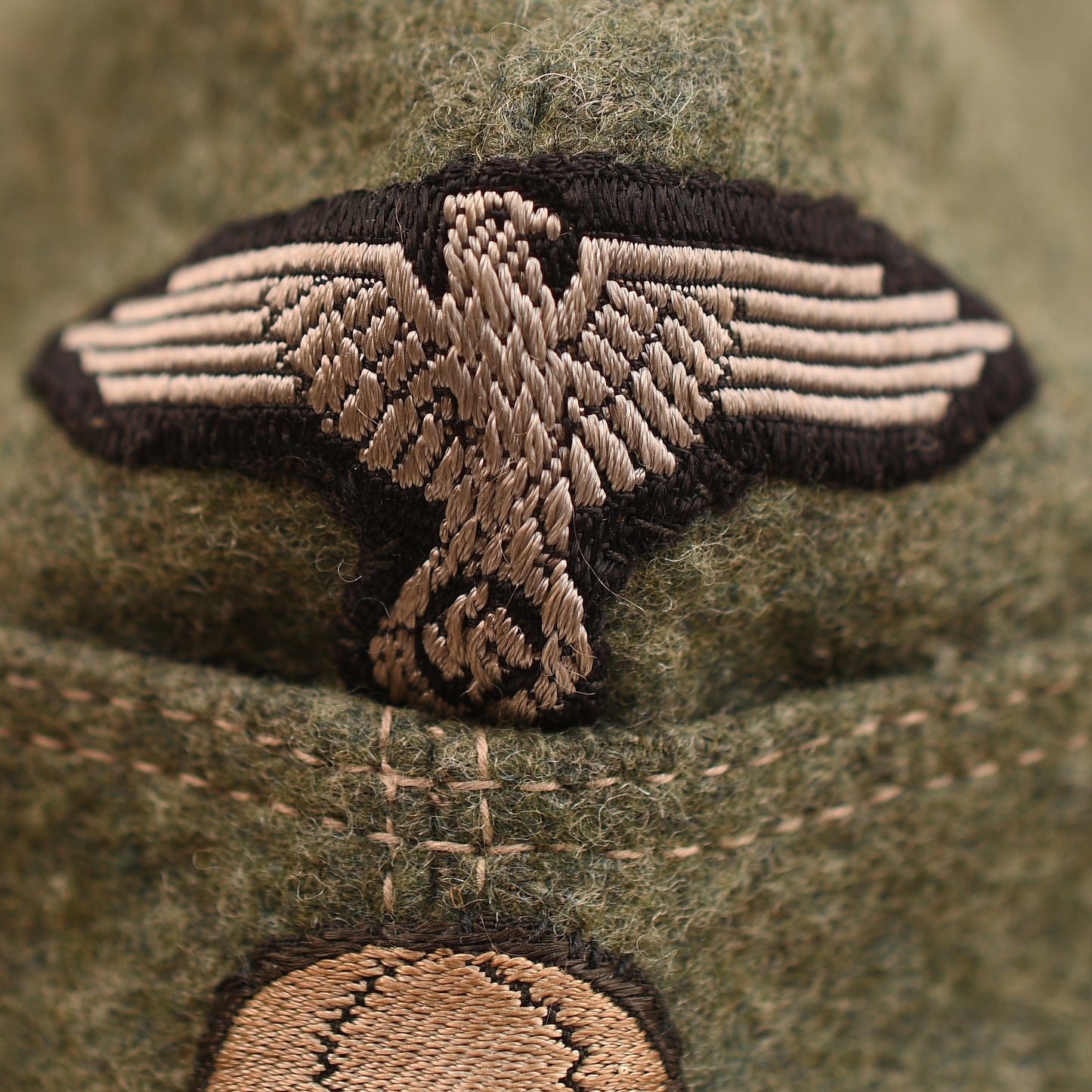 German WWII Waffen SS Enlisted Ranks Overseas Cap