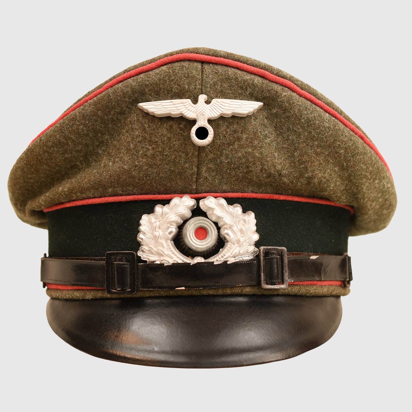 German WWII Army Panzer Enlisted Man’s Visor Cap