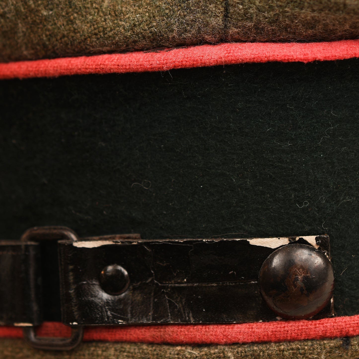 German WWII Army Panzer Enlisted Man’s Visor Cap