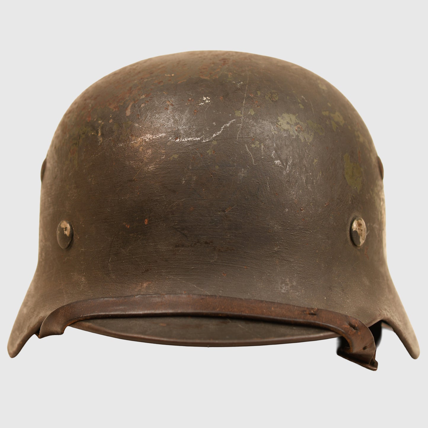German WWII Army M.35 Single Decal Combat Helmet