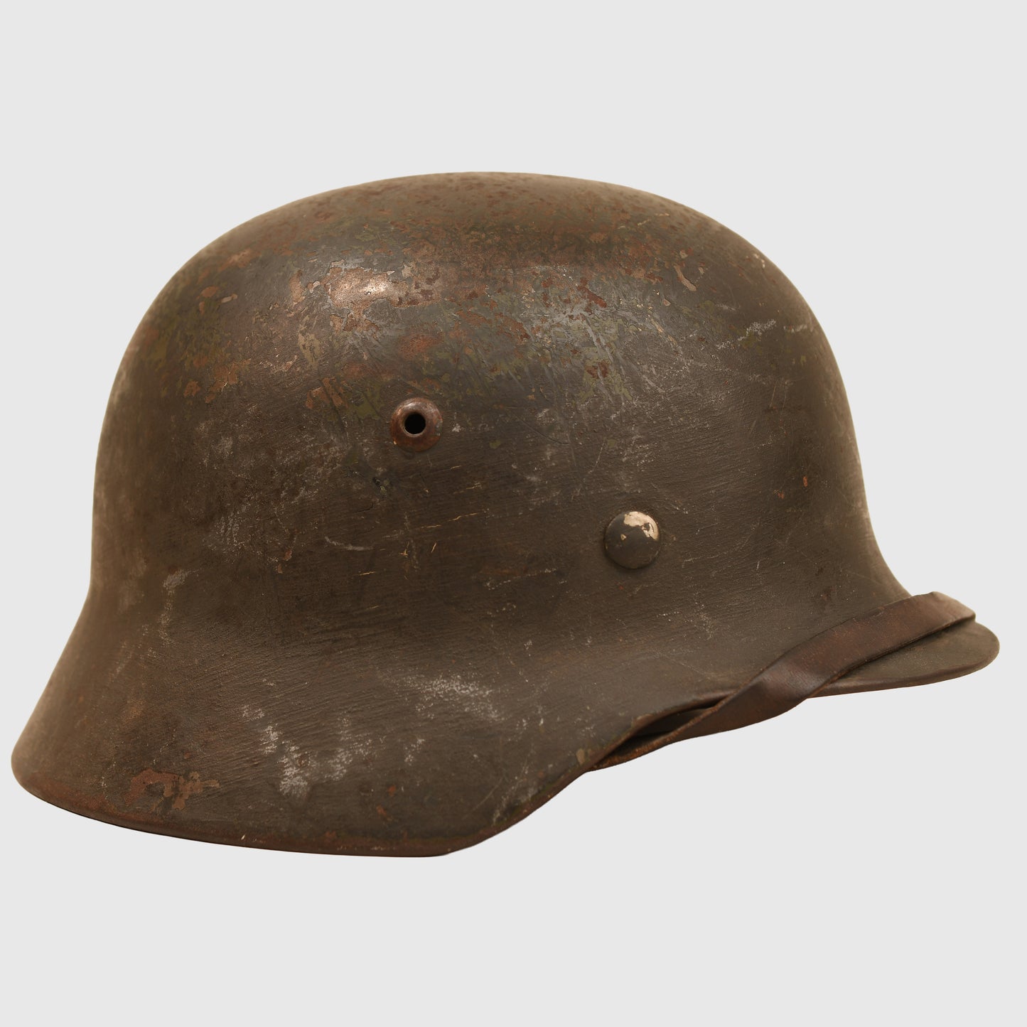 German WWII Army M.35 Single Decal Combat Helmet