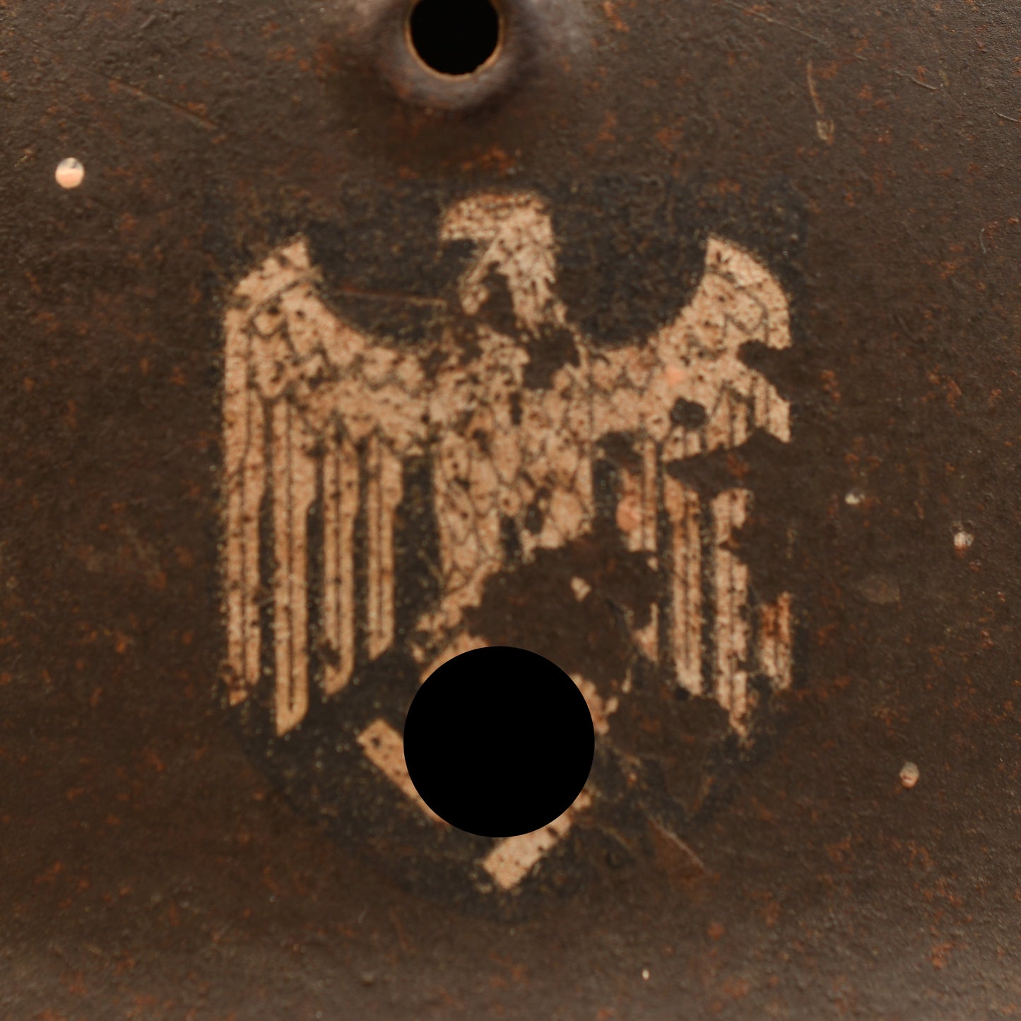 German WWII Army M.42 Single Decal Combat Helmet