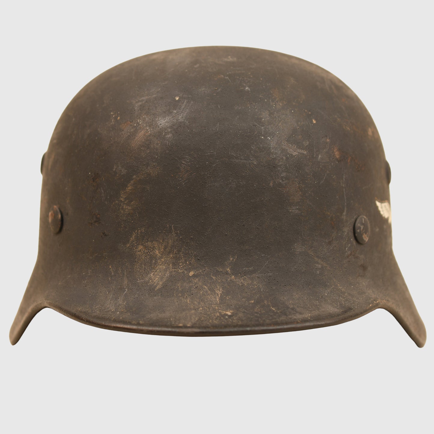 German WWII Luftwaffe M.40 Single Decal Combat Helmet