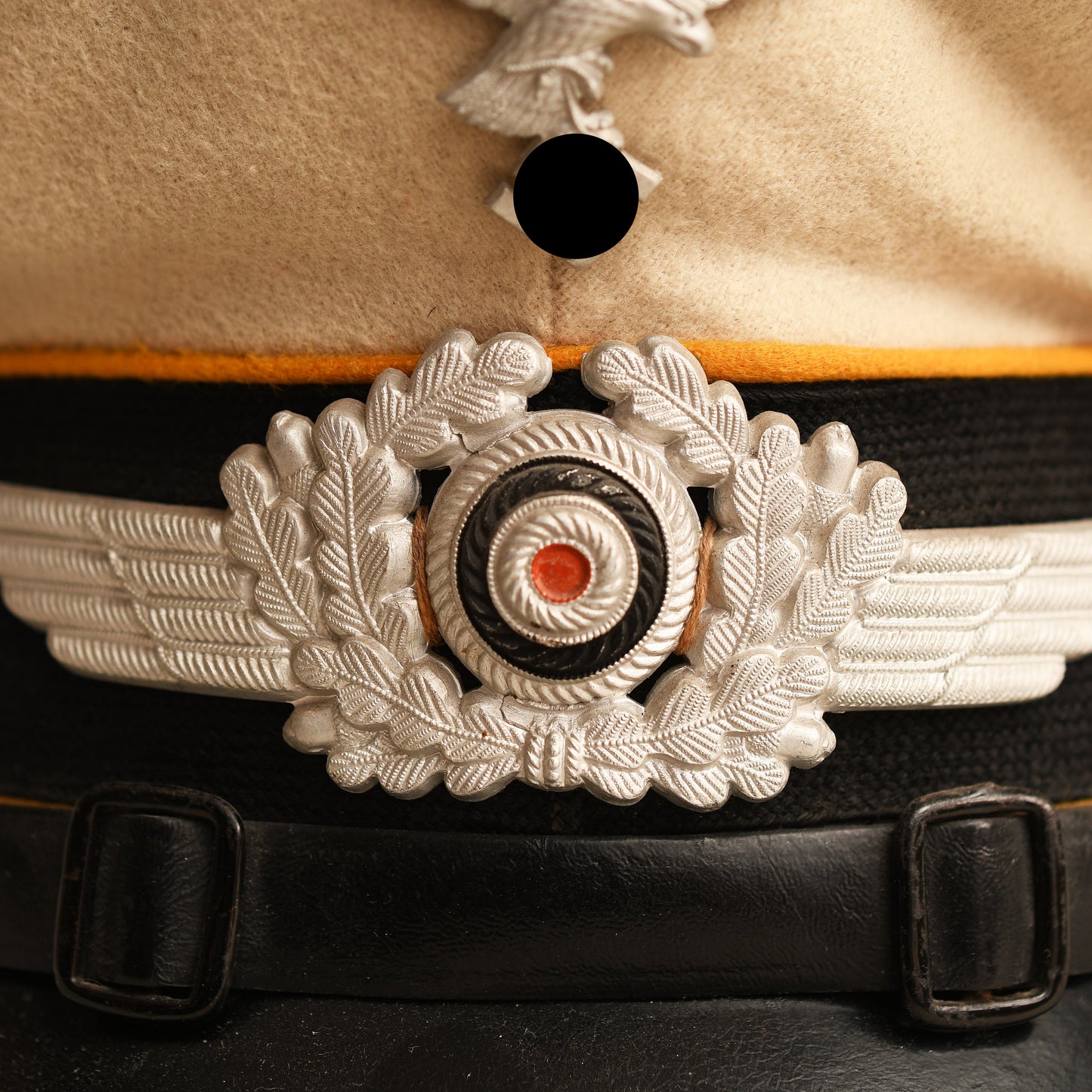 German WWII Luftwaffe Flight White Top Cap