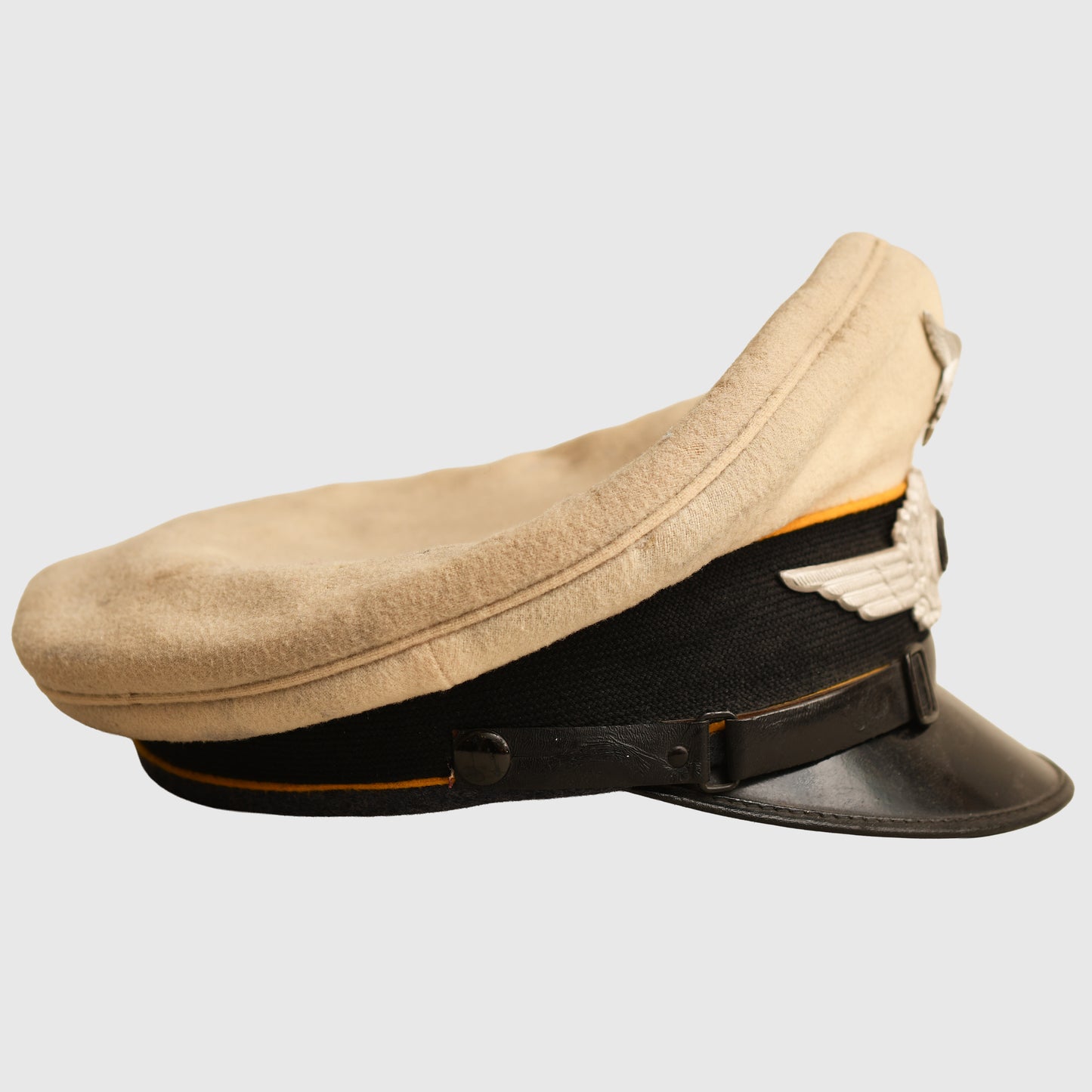 German WWII Luftwaffe Flight White Top Cap