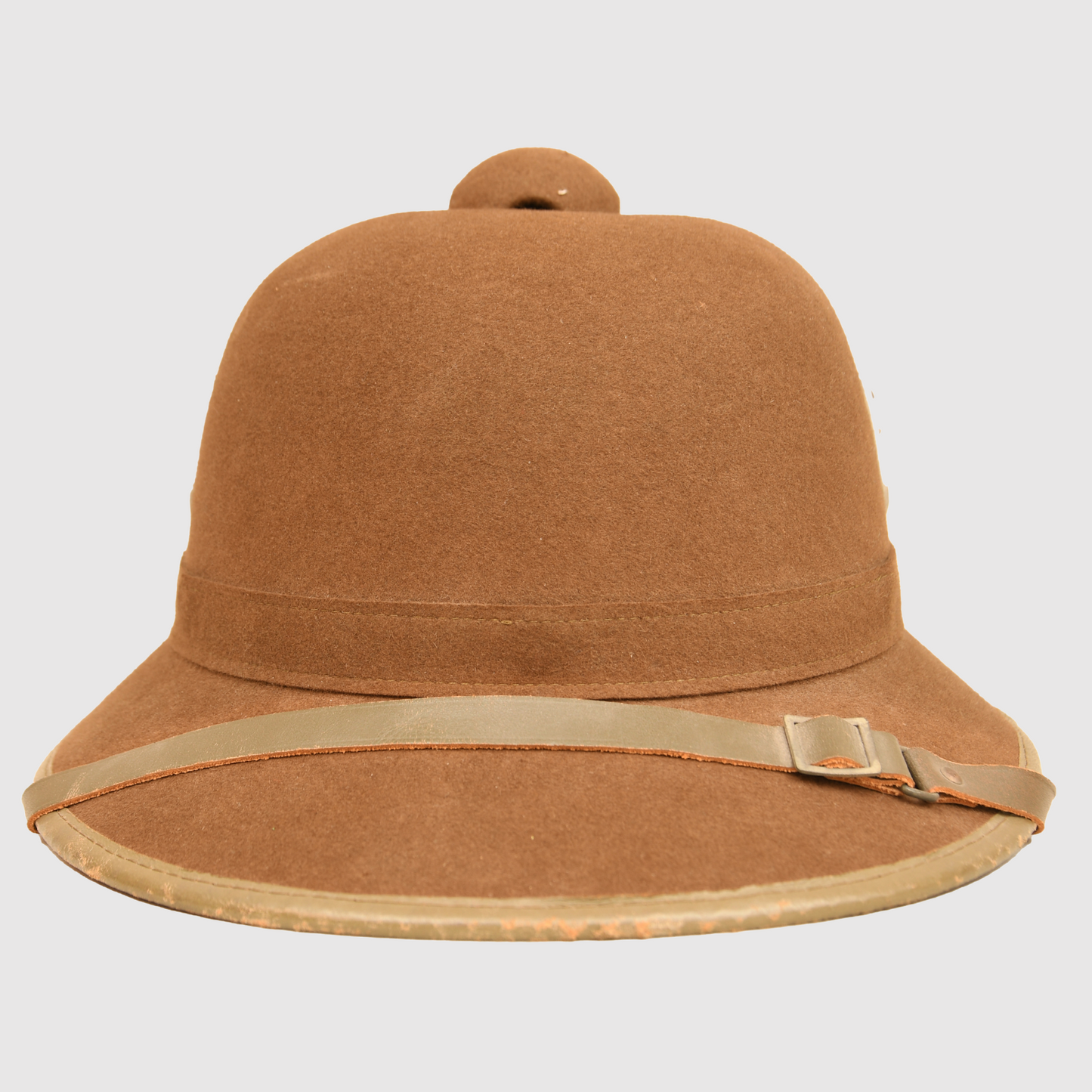 German WWII Afrika Korps Army Trophelm, Mint Condition