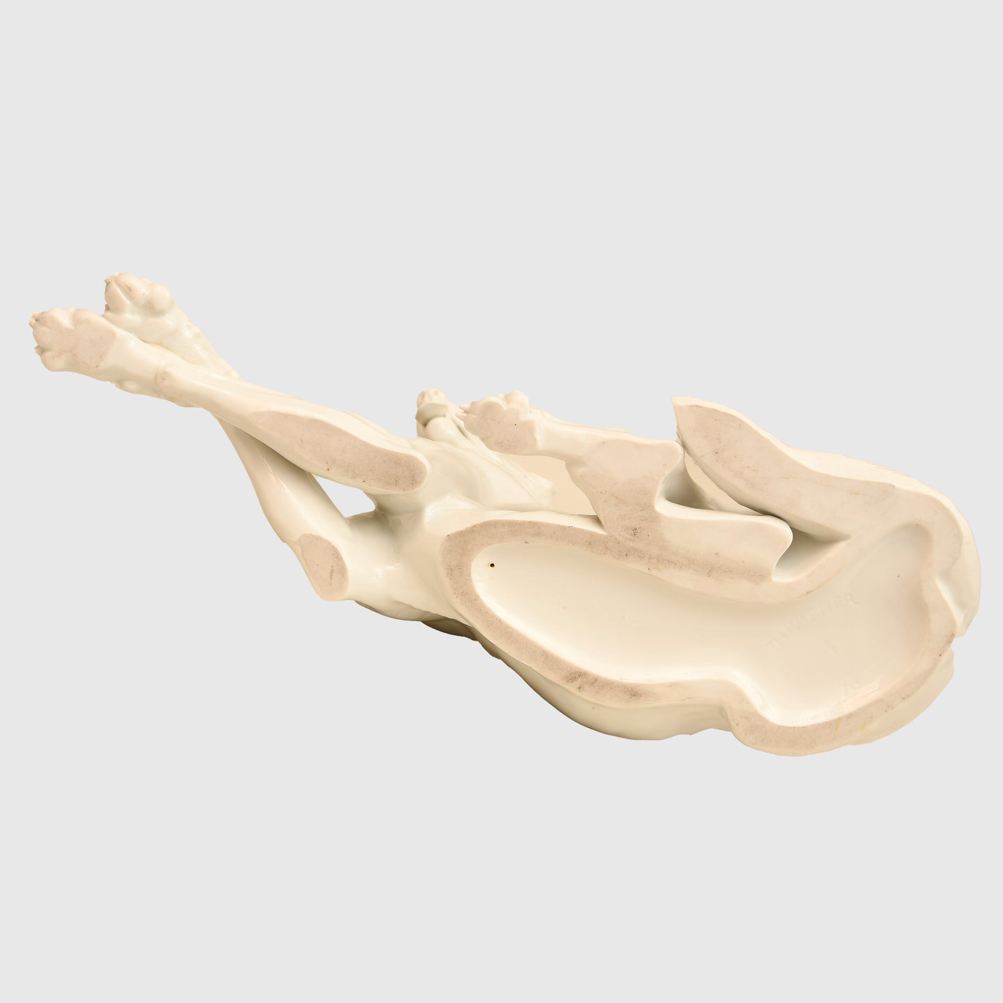 German WWII Allach Porcelain – German Shepherd by Theodor Kärner